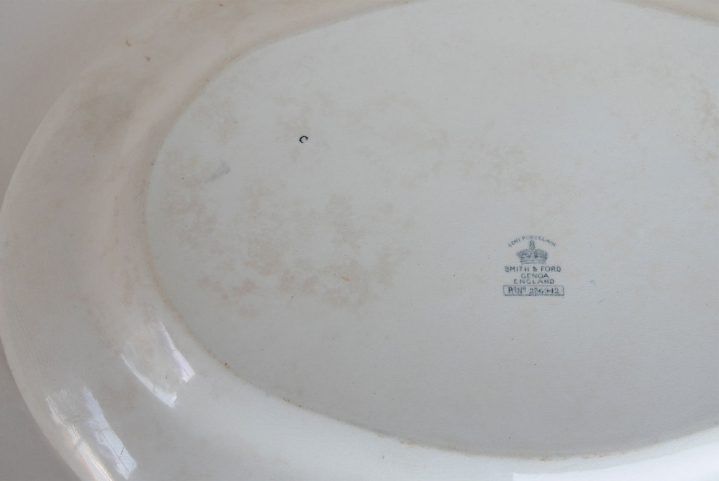 Antique Genoa Pattern Smith & Ford England Transferware Platter Antique Transferware Platter, Antique Made in England Platter