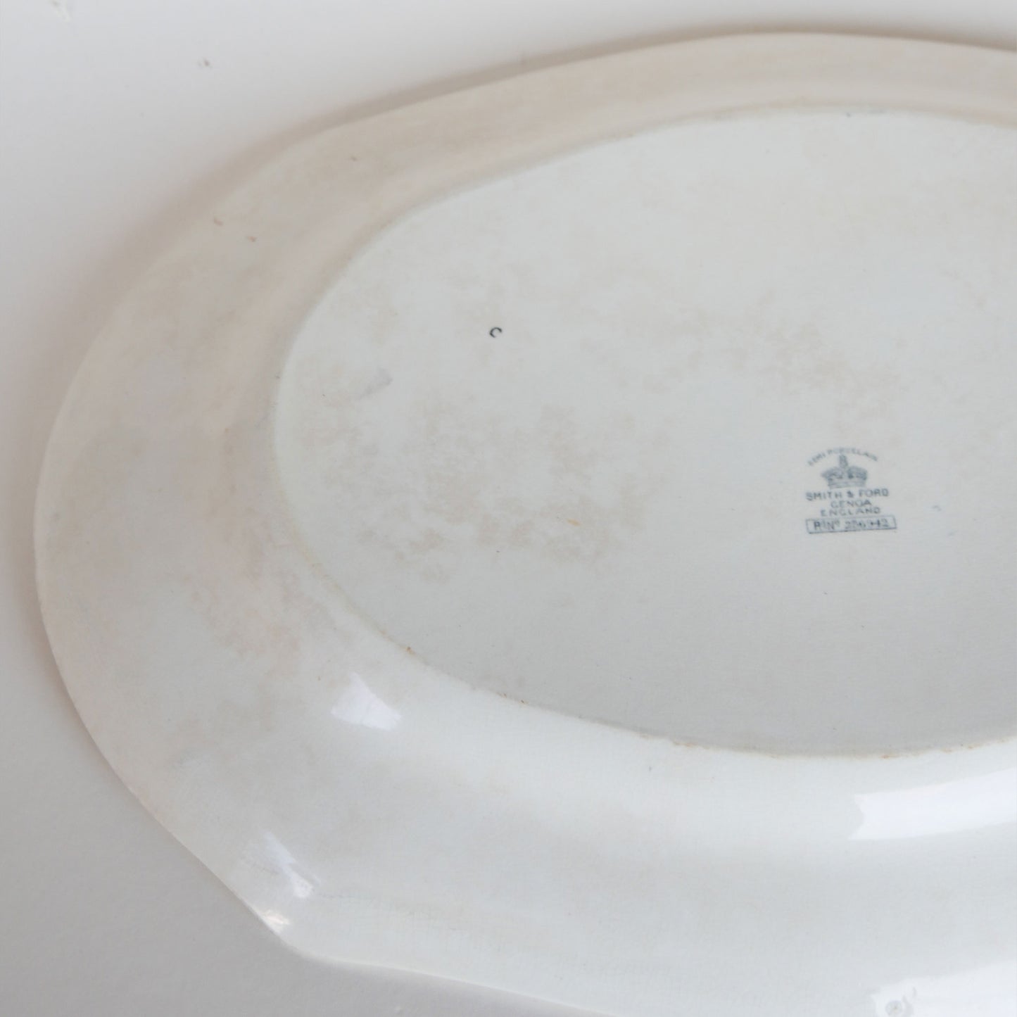 Antique Genoa Pattern Smith & Ford England Transferware Platter Antique Transferware Platter, Antique Made in England Platter