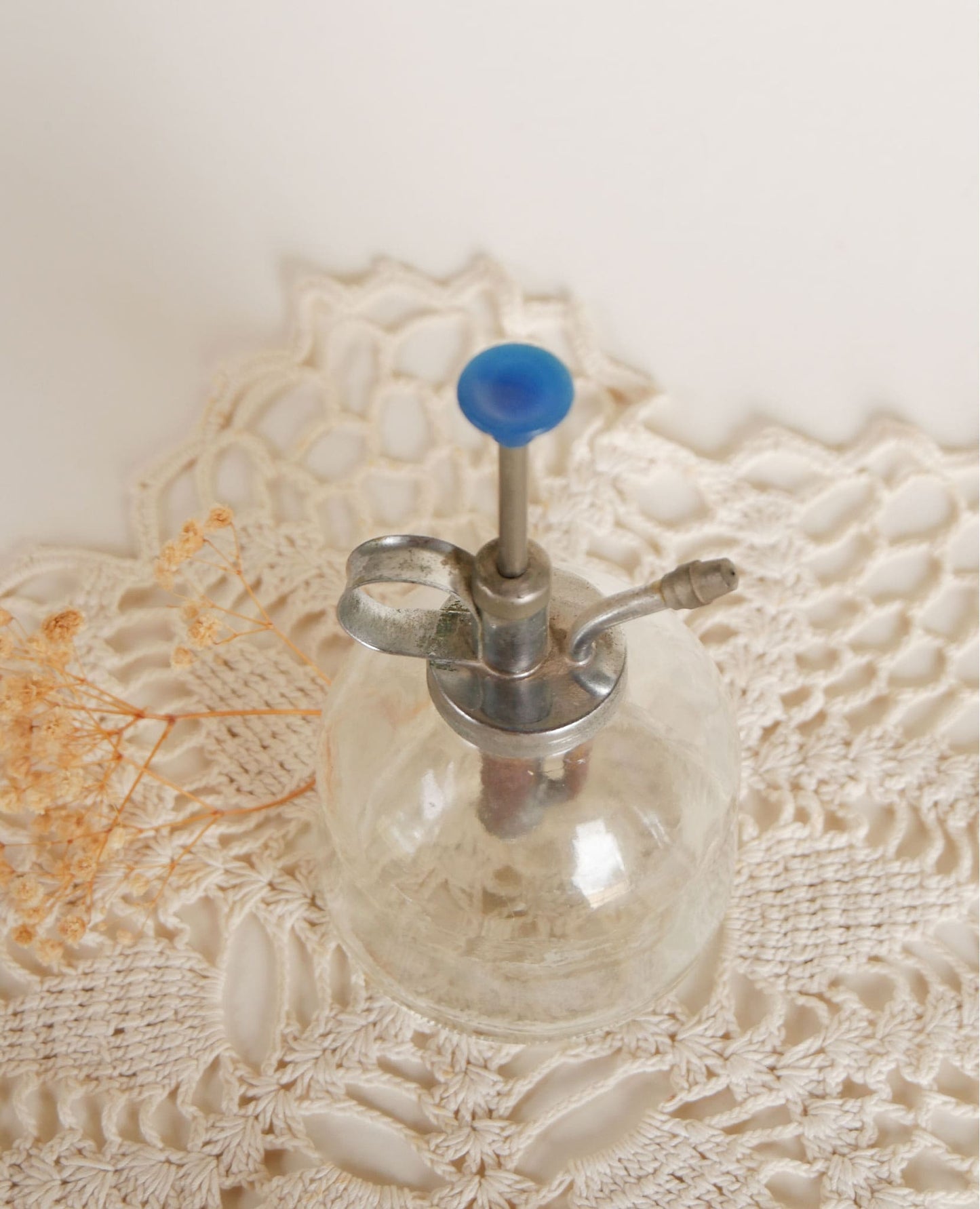 Vintage Clear Glass Plant Mister, Glass Plant Sprayer, Vintage Sprayer, Vintage Apothecary Decor