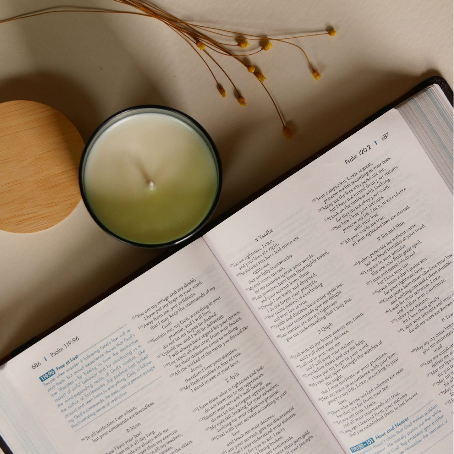Bible Verse Candle, Guidance