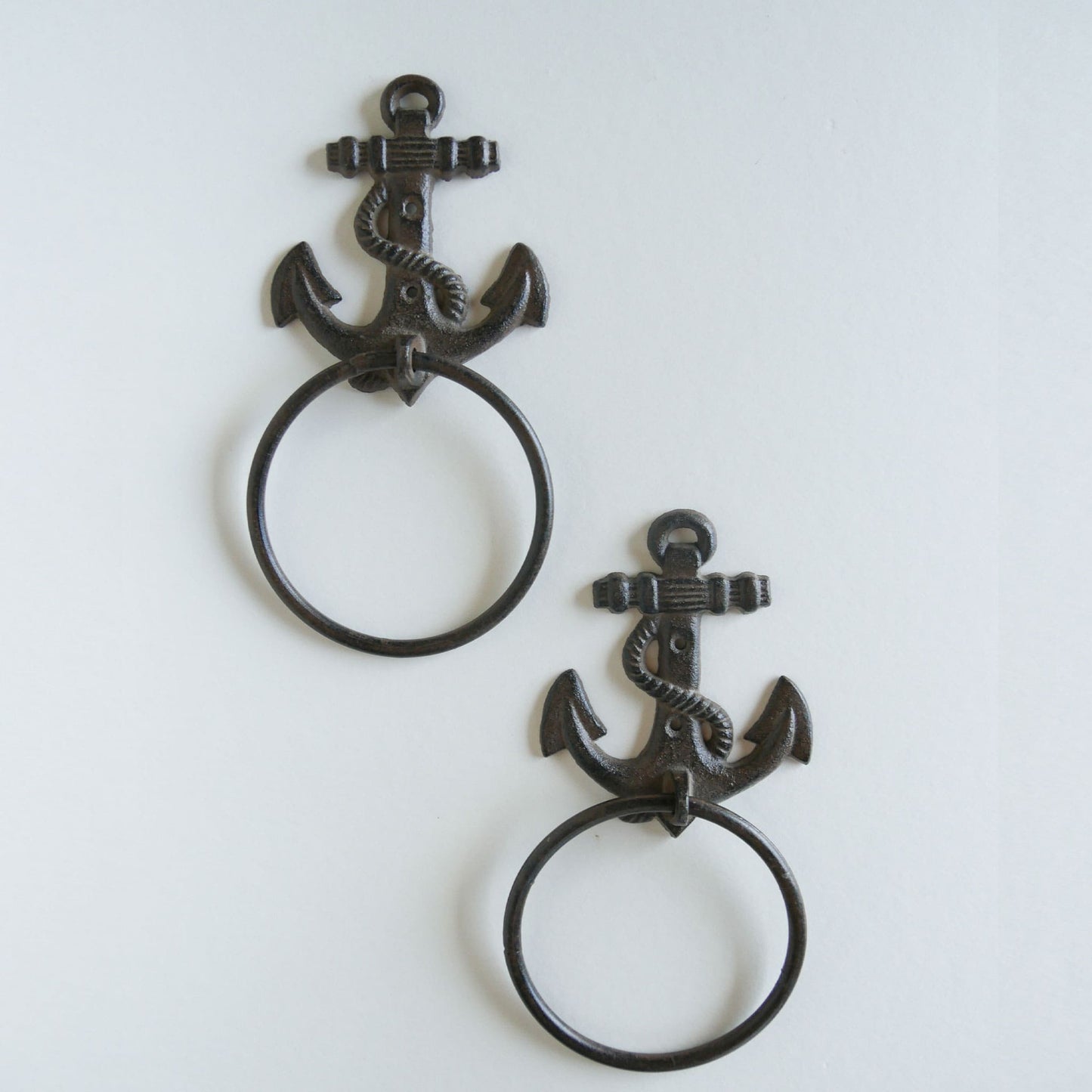 Pair of Vintage Anchor Towel Racks/Holders, Nautical Wall Decor Coastal Wall Decor Vintage Nautical Decor Vintage Coastal DEcor