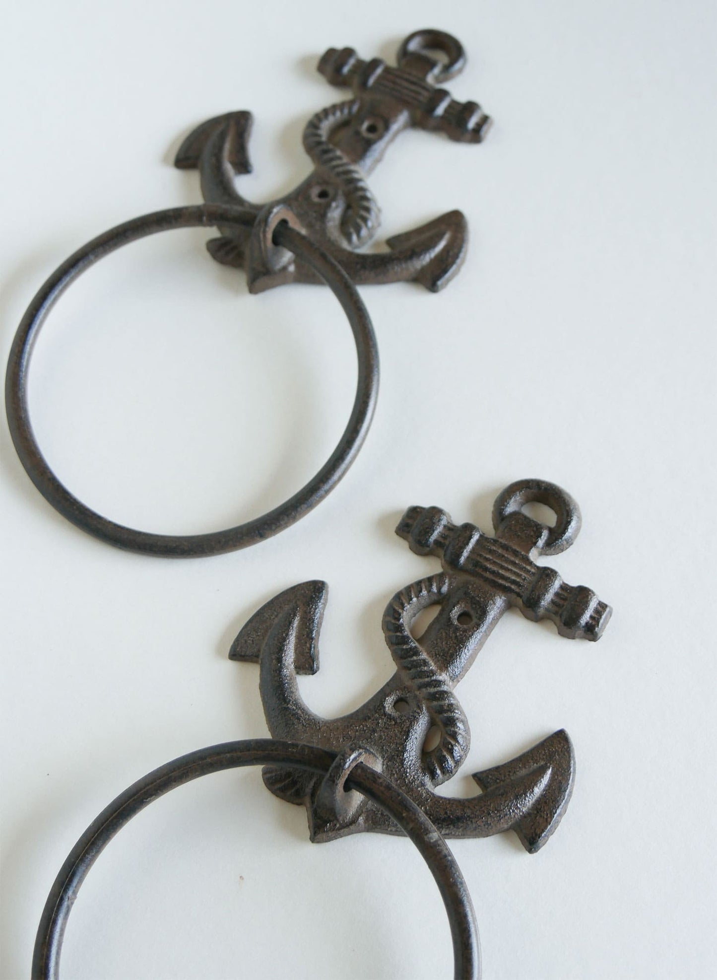Pair of Vintage Anchor Towel Racks/Holders, Nautical Wall Decor Coastal Wall Decor Vintage Nautical Decor Vintage Coastal DEcor
