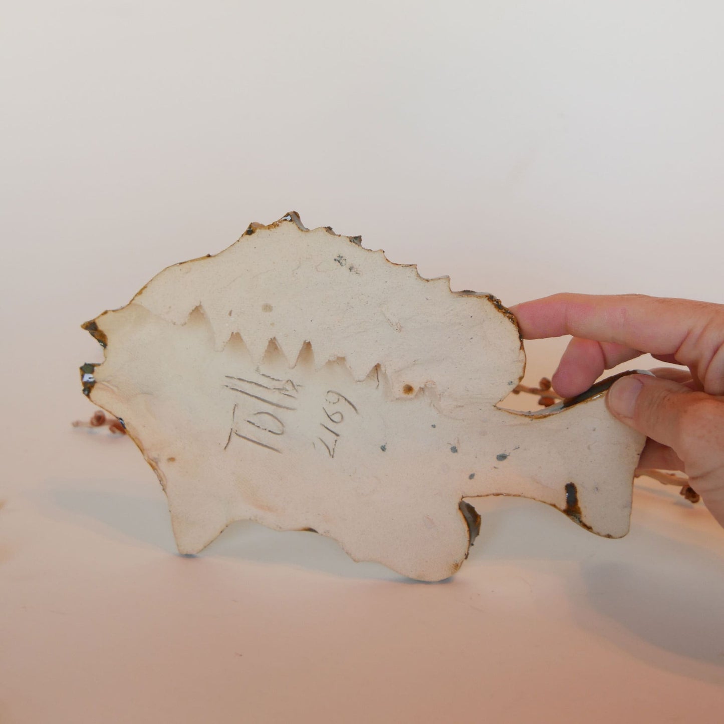 Bluegill Pottery Fish Wall Decor, 9in Pottery Walleye Fish Nautical Decor Nautical Pottery Coastal Pottery Nautical Fish Decor Ceramic Fish Decor