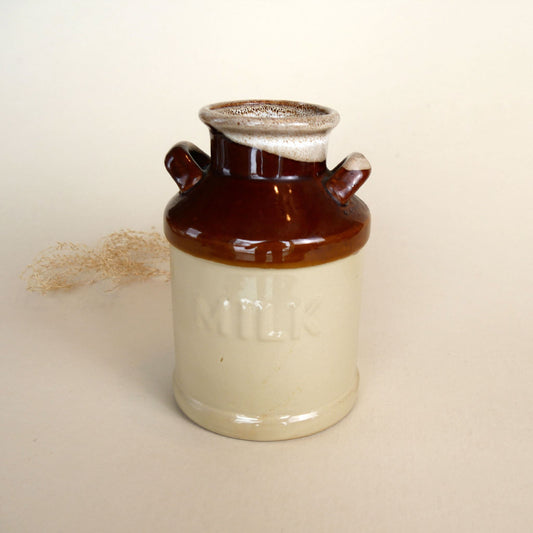 Vintage Rustic Stoneware Milk Jug Vase, Vintage Stoneware, Vintage Crocks, Vintage Kitchen DEcor, Farmhouse Kitchen Decor