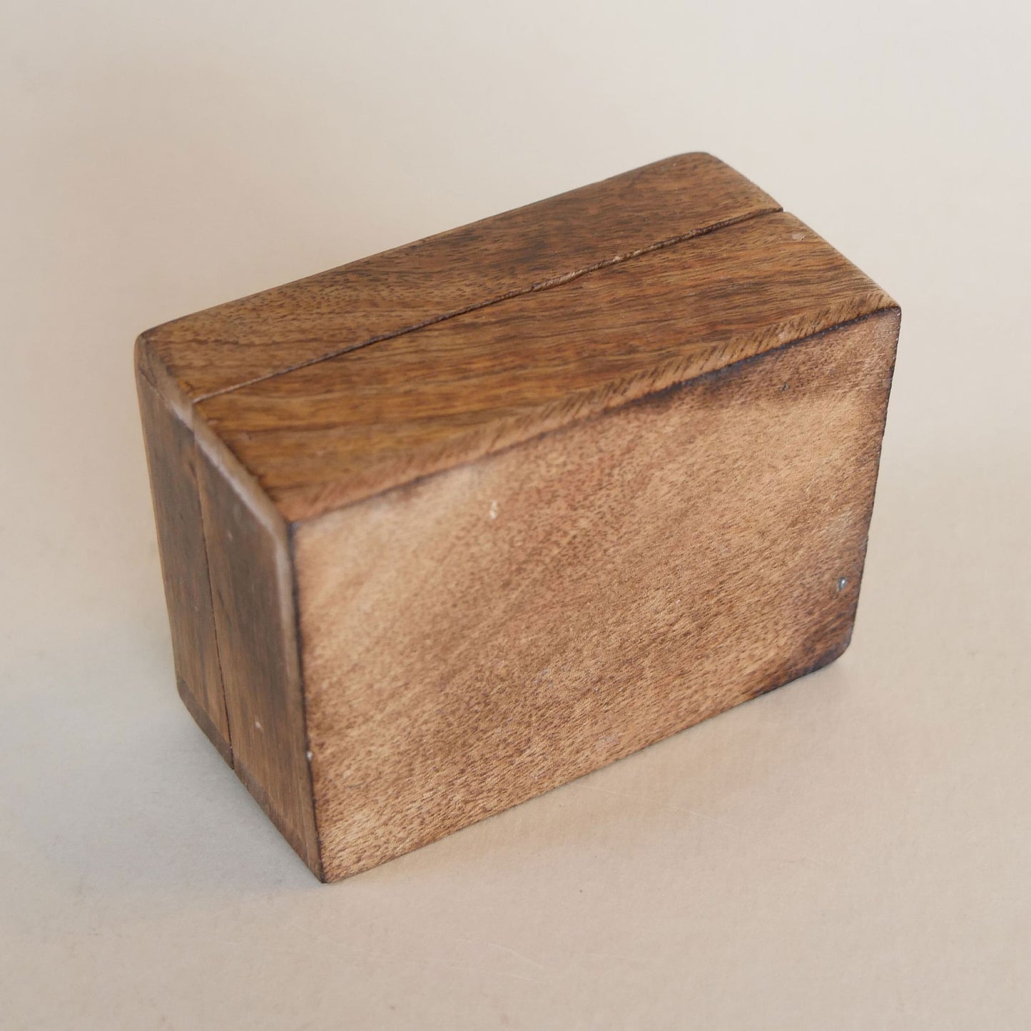 Vintage Floral Carved Wooden Jewelry Box, Vintage Carved Wooden Box, Small Vintage Floral Carved Wooden Box