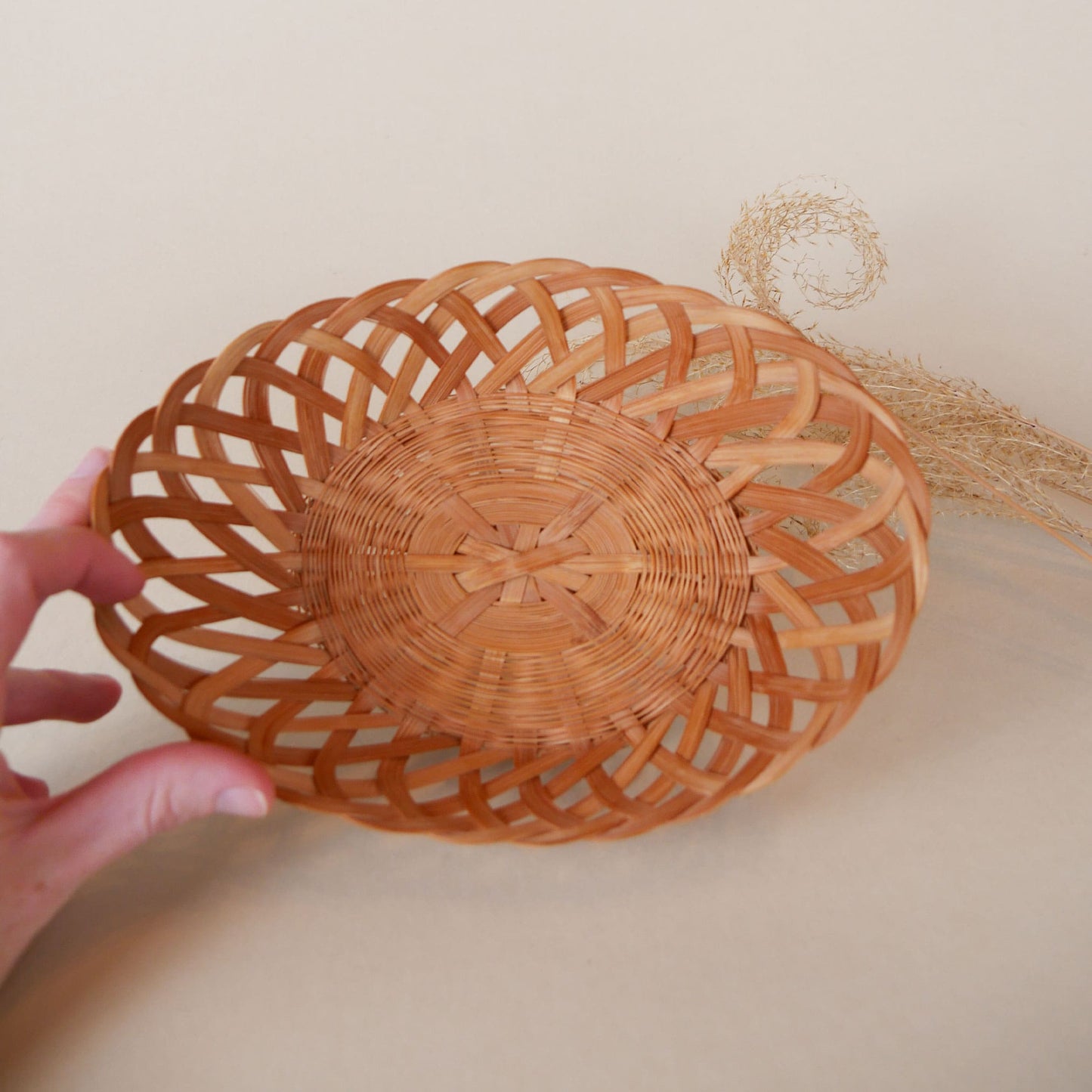 Small-Oval-Wicker-Basket-Thrifted-Wicker-Basket-Thrifted-Home-Decor