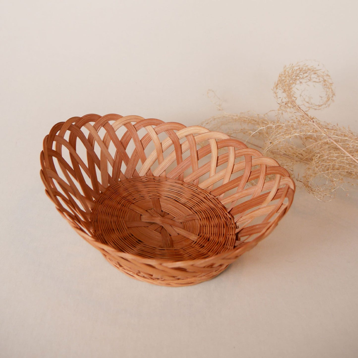 Small-Oval-Wicker-Basket-Thrifted-Wicker-Basket-Thrifted-Home-Decor