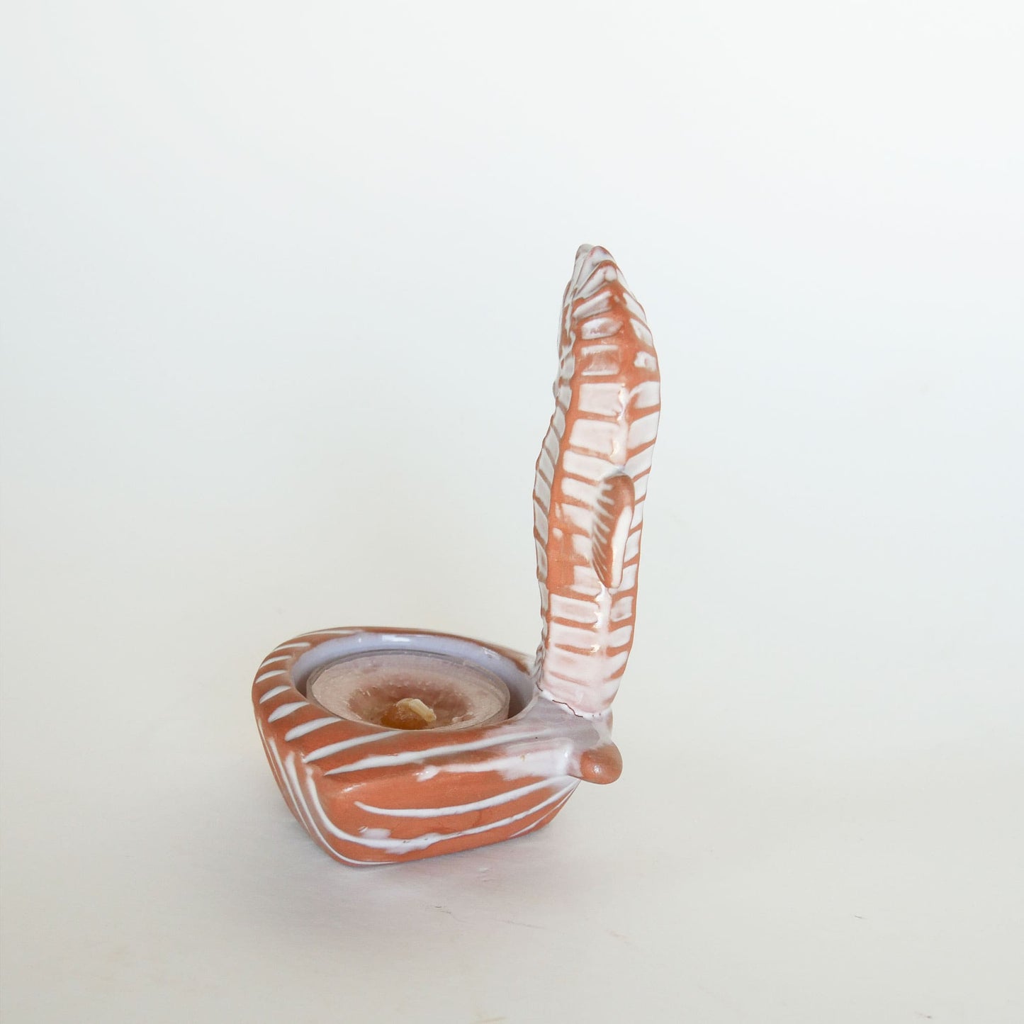 Terracotta Seahorse Tea Candle Holder Nautical Decor Coastal Decor Vintage Seahorse Decor Fish Decor