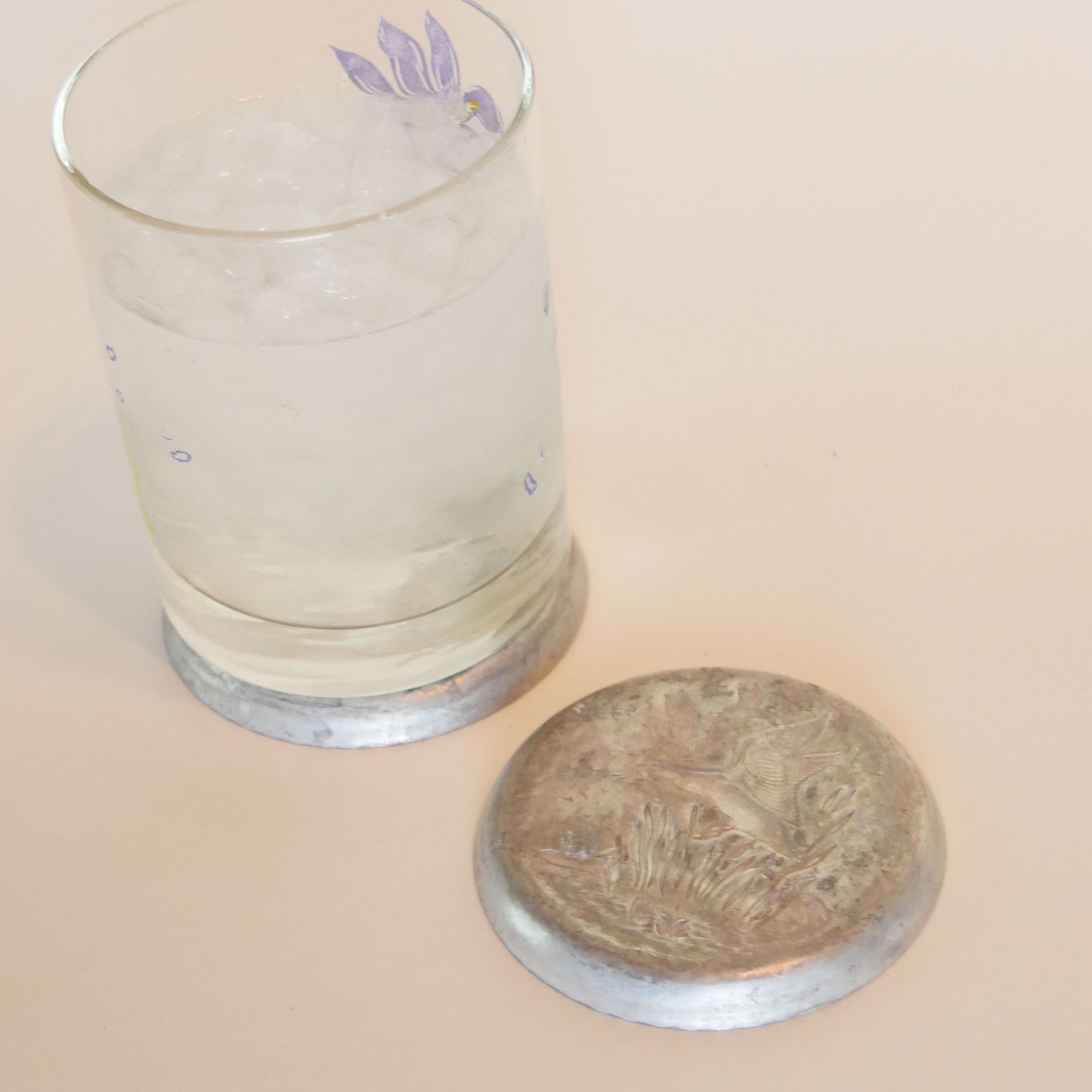 Vintage Aluminum Duck Coasters Vintage Coasters Vintage Woodland Decor