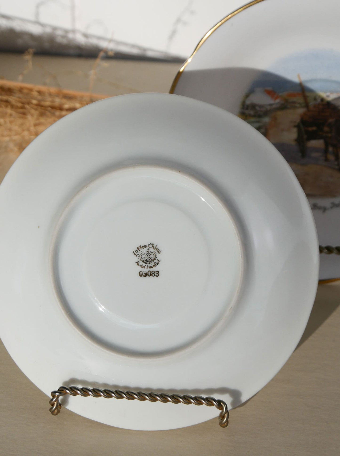 Vintage Bone China Irish Shamrock 5.5in Saucer Plate Collection, Galway Bay Plate