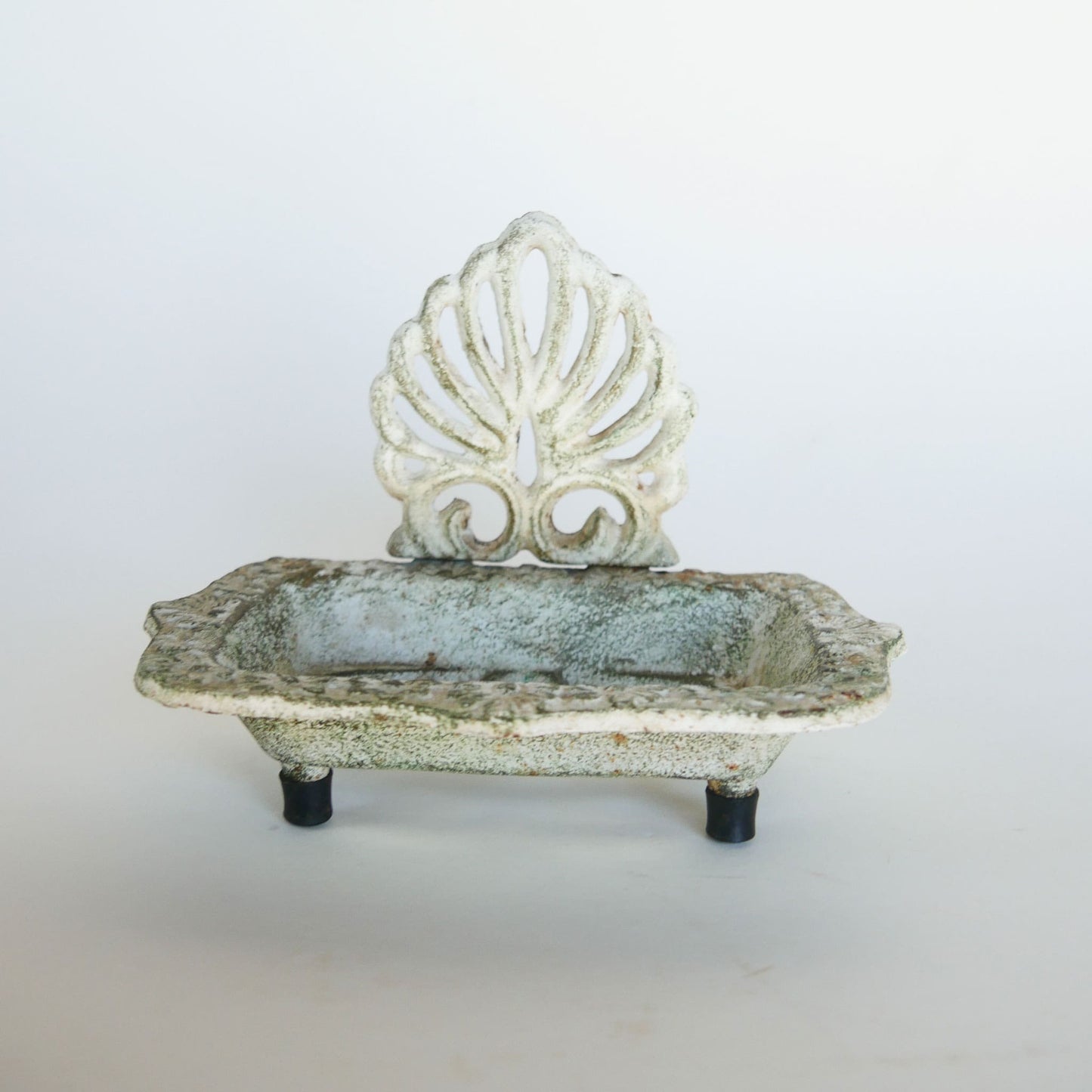 Vintage Cast Iron Shell Soap Dish, Vintage Cast Iron Soap Dish Vintage Nautical Decor Coastal Bathroom Decor