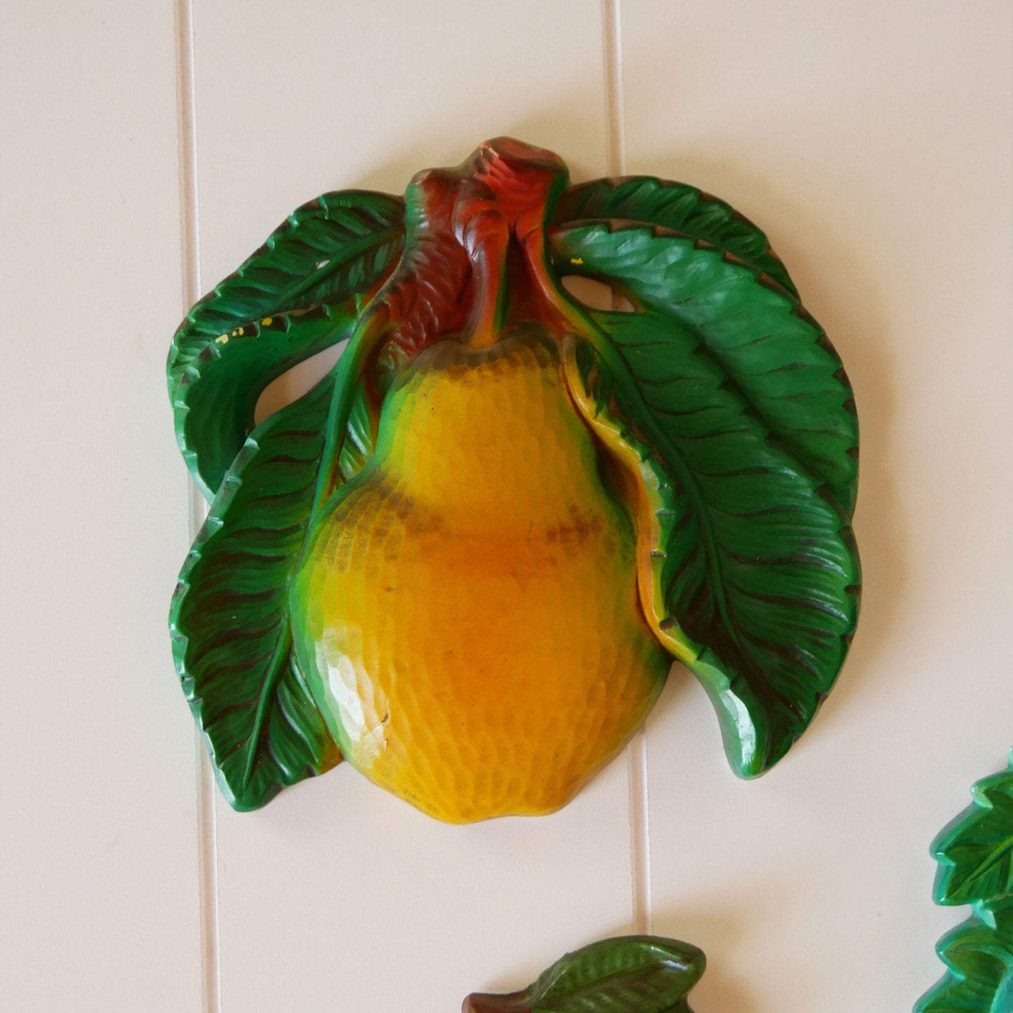 Vintage Fruit Chalkware Collection, Fruite Chalkware, VIntage Fruit Plaques, Vintage Fruit Wall Decor, Vintage Fruit Wall Plaque, Vintage Fruit Collection, Vintage Retro Kitchen Decor