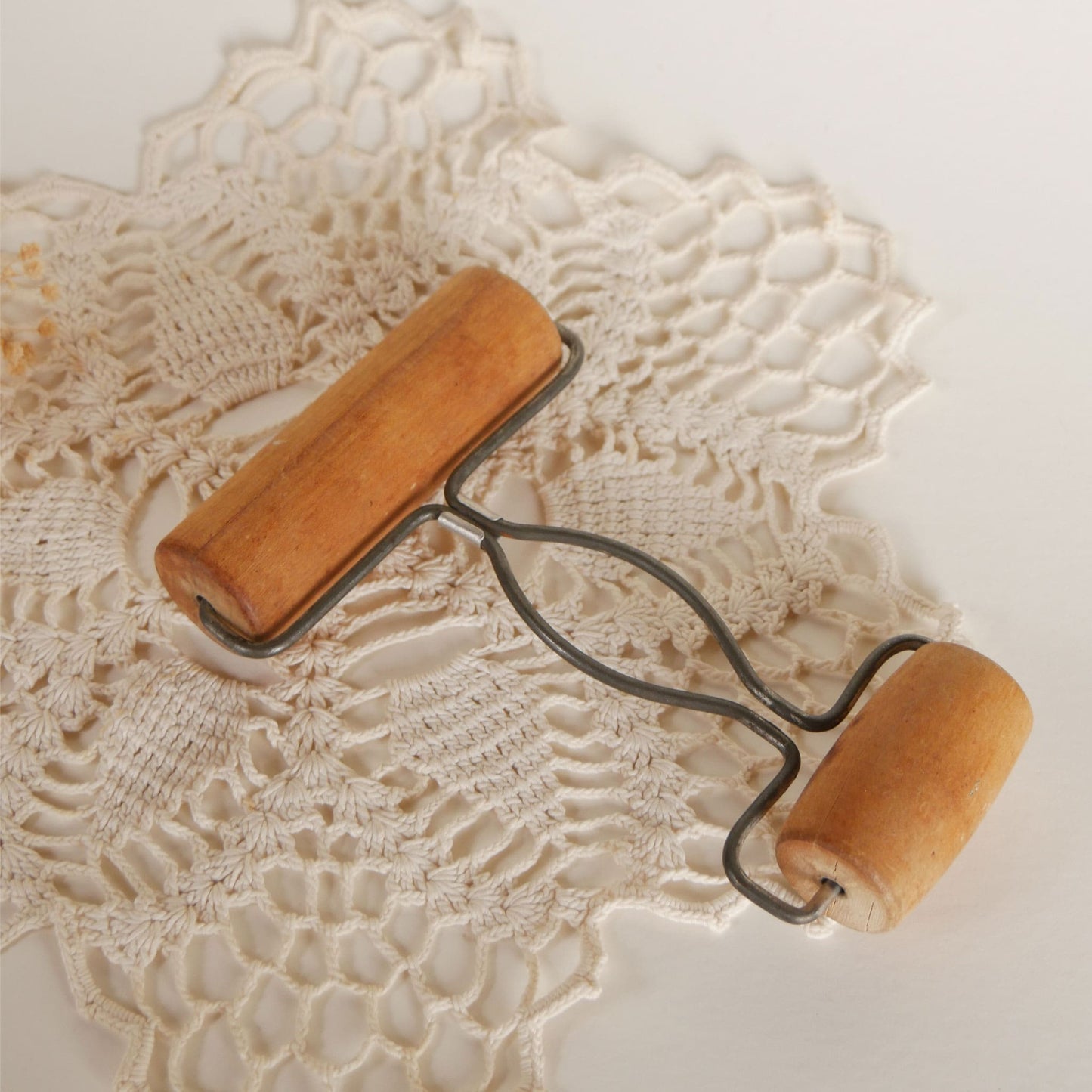 Vintage Wood Clay Roller, Vintage Pottery Roller, Primitive Tools, Vintage Primitive Tool Decor, Primitive Decor