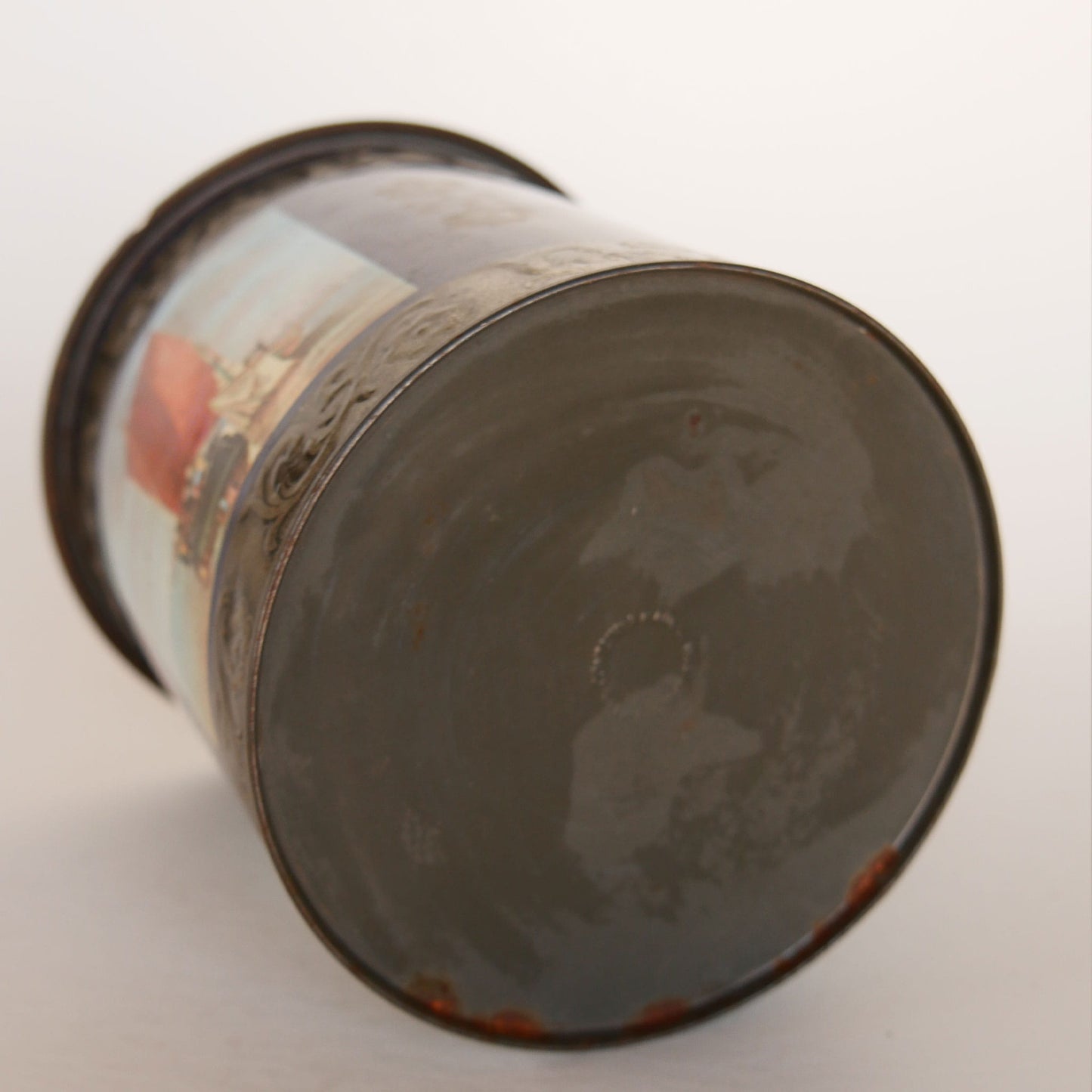 Vintage Fishing Boat Tea Tin Cannister, Made in Germany, Vintage Nautical Canister, Vintage Nautical Tin, Vintage Tin, Vintage Boat Tin, Vintage Fishing Boat Tin, Vintage Nautical Decor