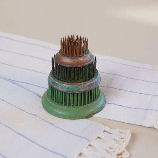 Vintage Metal Flower Frogs, 3 Sizes