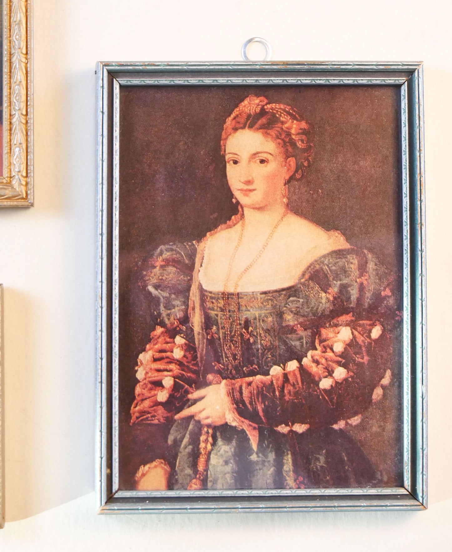 Renaissance Print of Famous Oil Paintings Collection Portrait of a Young Man in Red: 4in x 3in The Infante Francisco de Paula: 5in x 4in Portrait Of A Woman, Called La Bella: 7.5in x 5.75in