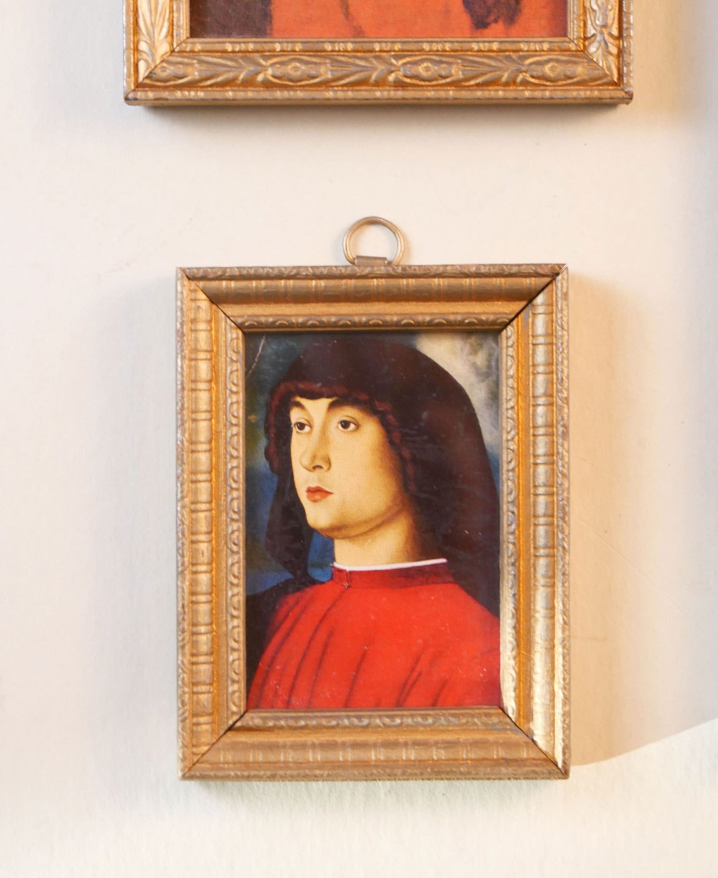 Renaissance Print of Famous Oil Paintings Collection Portrait of a Young Man in Red: 4in x 3in The Infante Francisco de Paula: 5in x 4in Portrait Of A Woman, Called La Bella: 7.5in x 5.75in