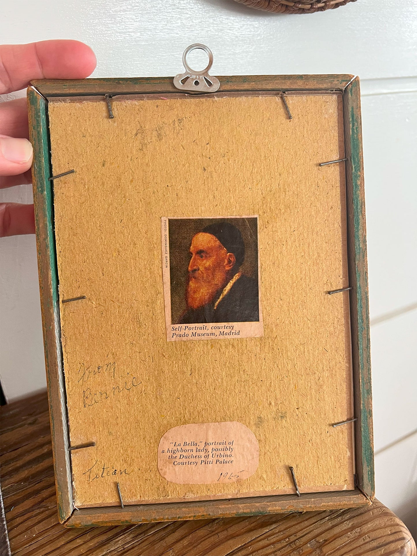 Renaissance Print of Famous Oil Paintings Collection Portrait of a Young Man in Red: 4in x 3in The Infante Francisco de Paula: 5in x 4in Portrait Of A Woman, Called La Bella: 7.5in x 5.75in