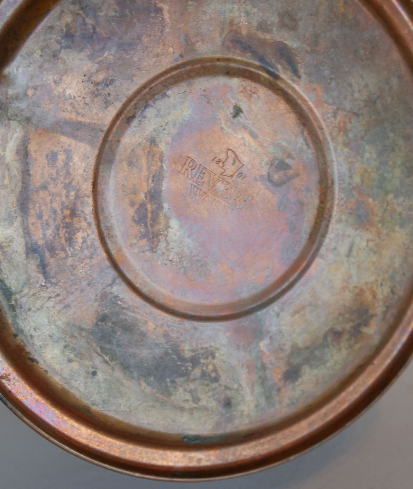 Vintage Copper Rever Ware Teapot, Vintage Copper Teapot, Primitive Copper Teapot, Primitive Kitchen Decor