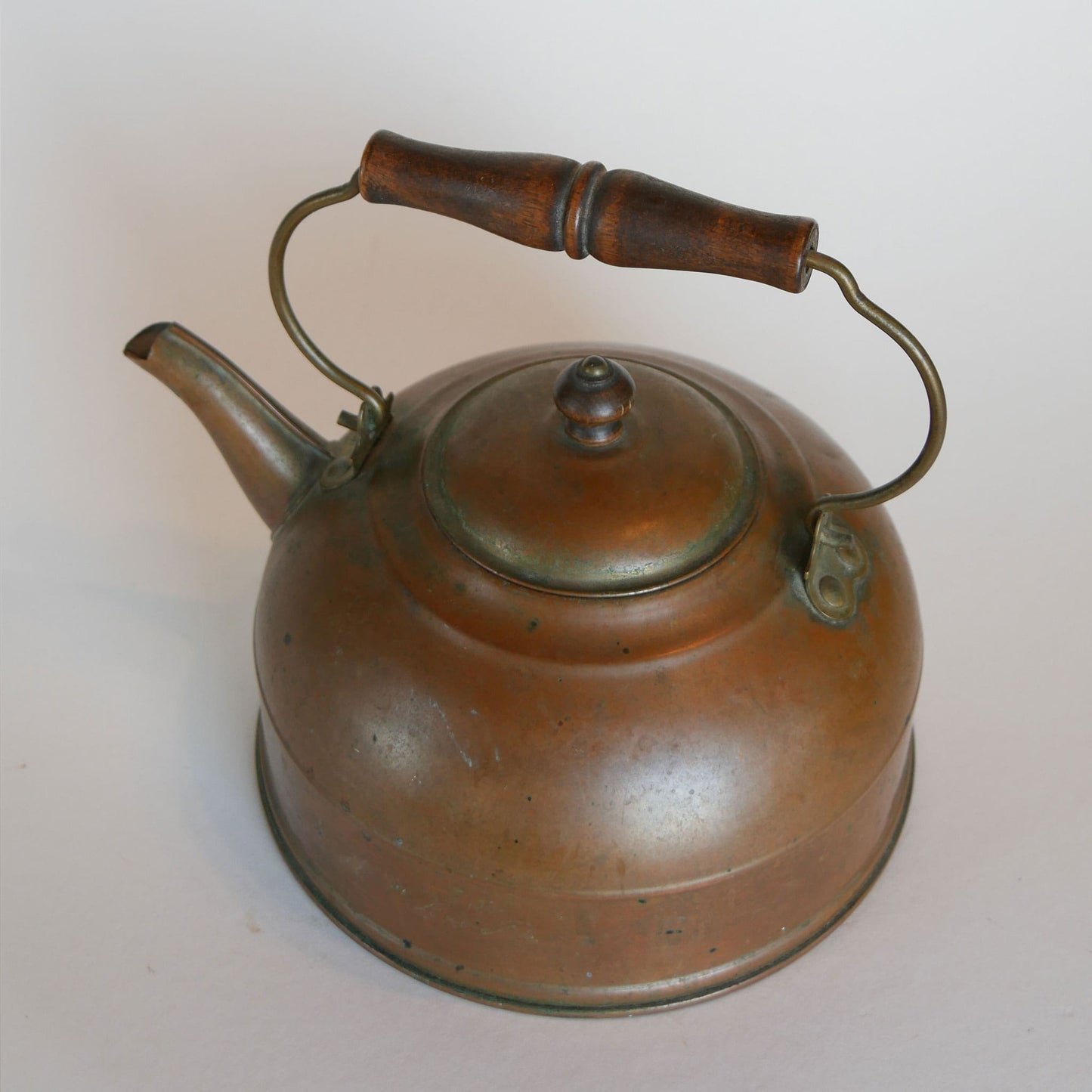 Vintage Copper Rever Ware Teapot, Vintage Copper Teapot, Primitive Copper Teapot, Primitive Kitchen Decor