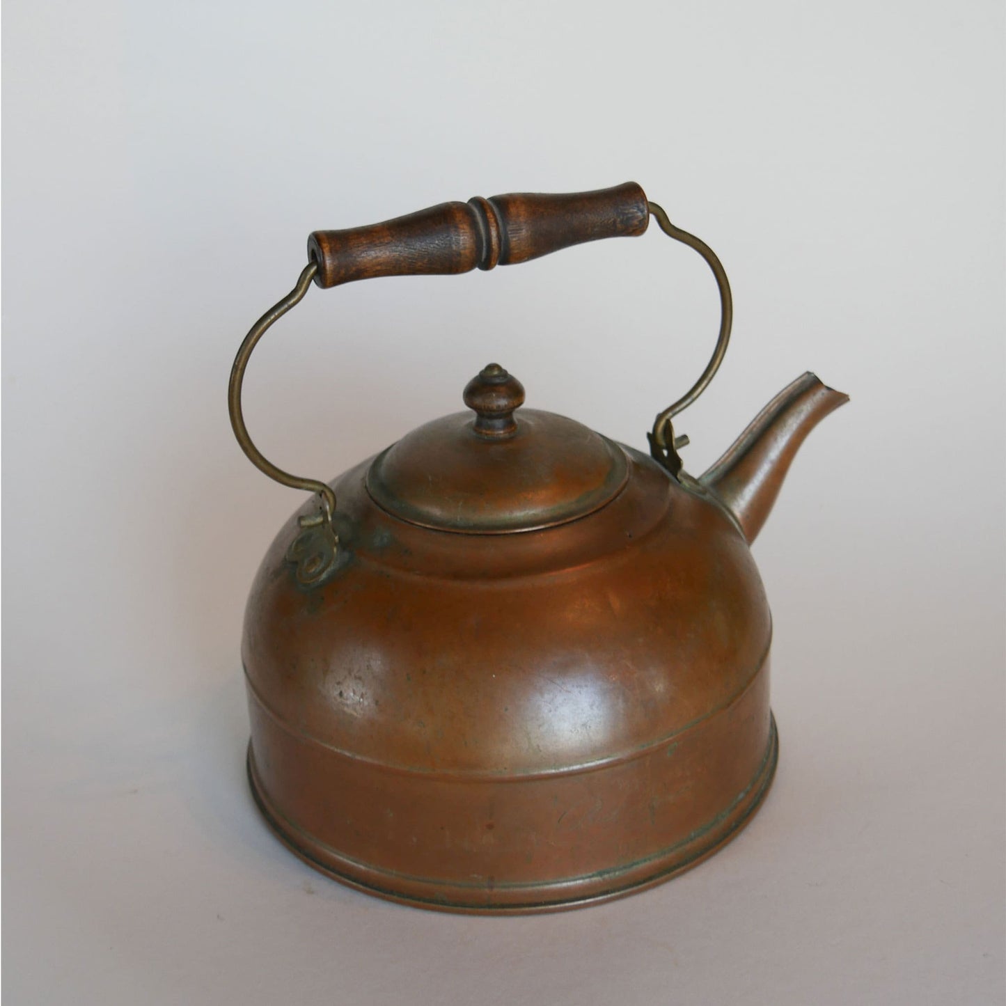 Vintage Copper Rever Ware Teapot, Vintage Copper Teapot, Primitive Copper Teapot, Primitive Kitchen Decor