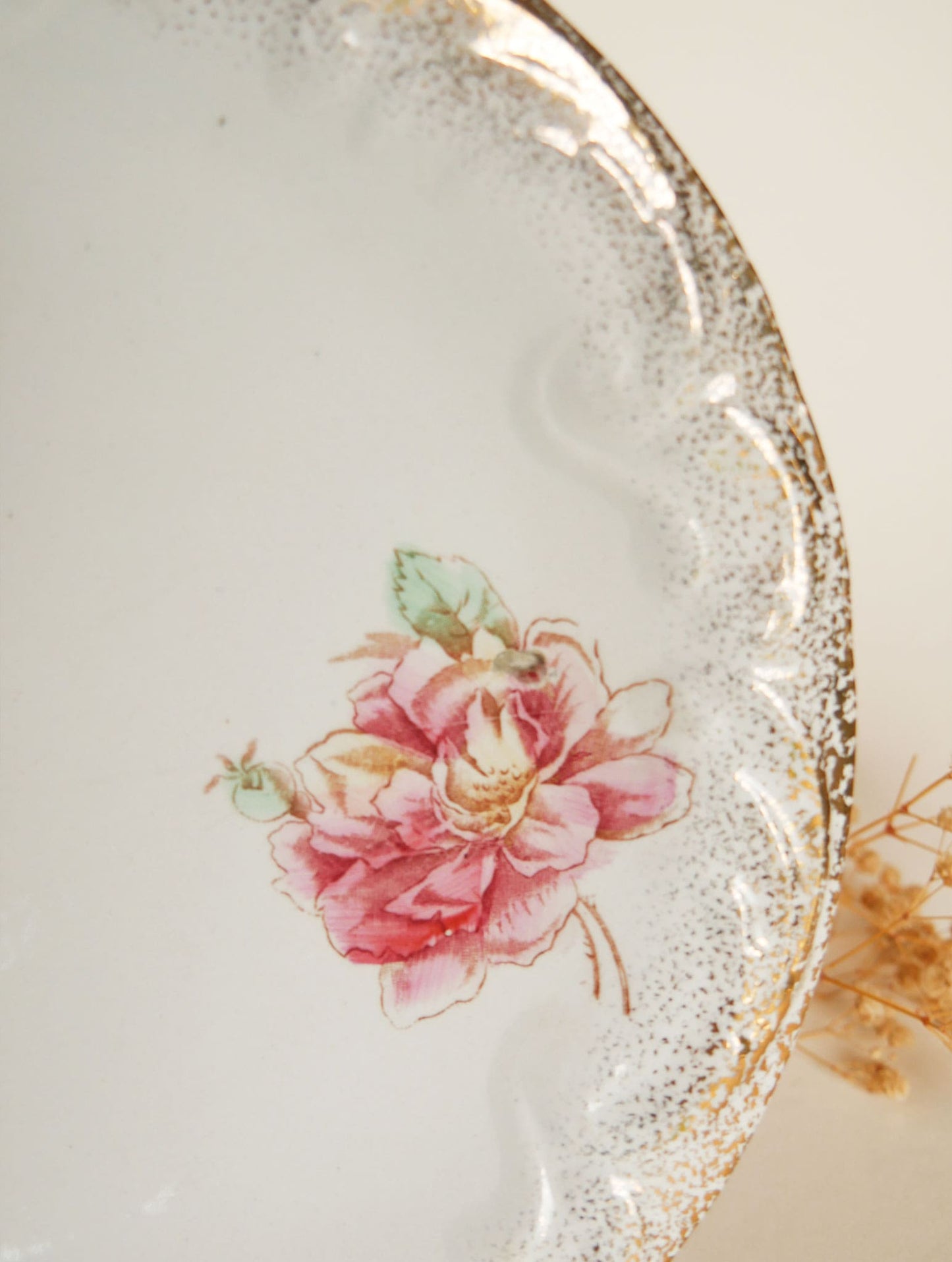 Vintage Hand Painted Pink and White Roses RS Germany 8in Plate Vintage Plate Wall Vintage Floral Plate Gallery Wall Vintage Floral Plate Wall Vintage Plate Gallery Wall