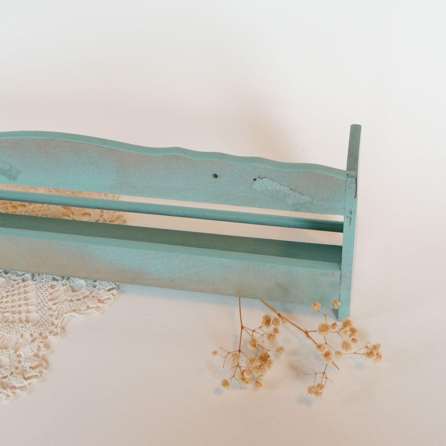 Vintage Turquoise Spice Rack Wall Shelf Vintage Spice Rack Farmhouse Spice Rack Vintage Farmhouse Kitchen Decor Vintage Kitchen Shelf Farmhouse Kitchen Decor