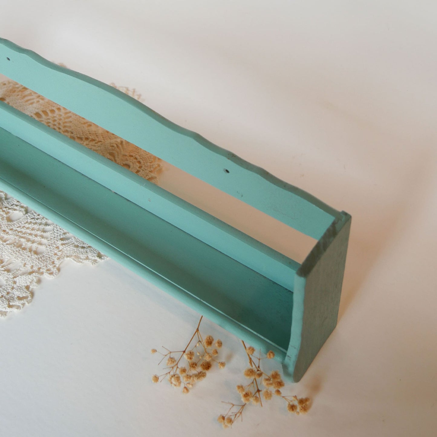 Vintage Turquoise Spice Rack Wall Shelf Vintage Spice Rack Farmhouse Spice Rack Vintage Farmhouse Kitchen Decor Vintage Kitchen Shelf Farmhouse Kitchen Decor