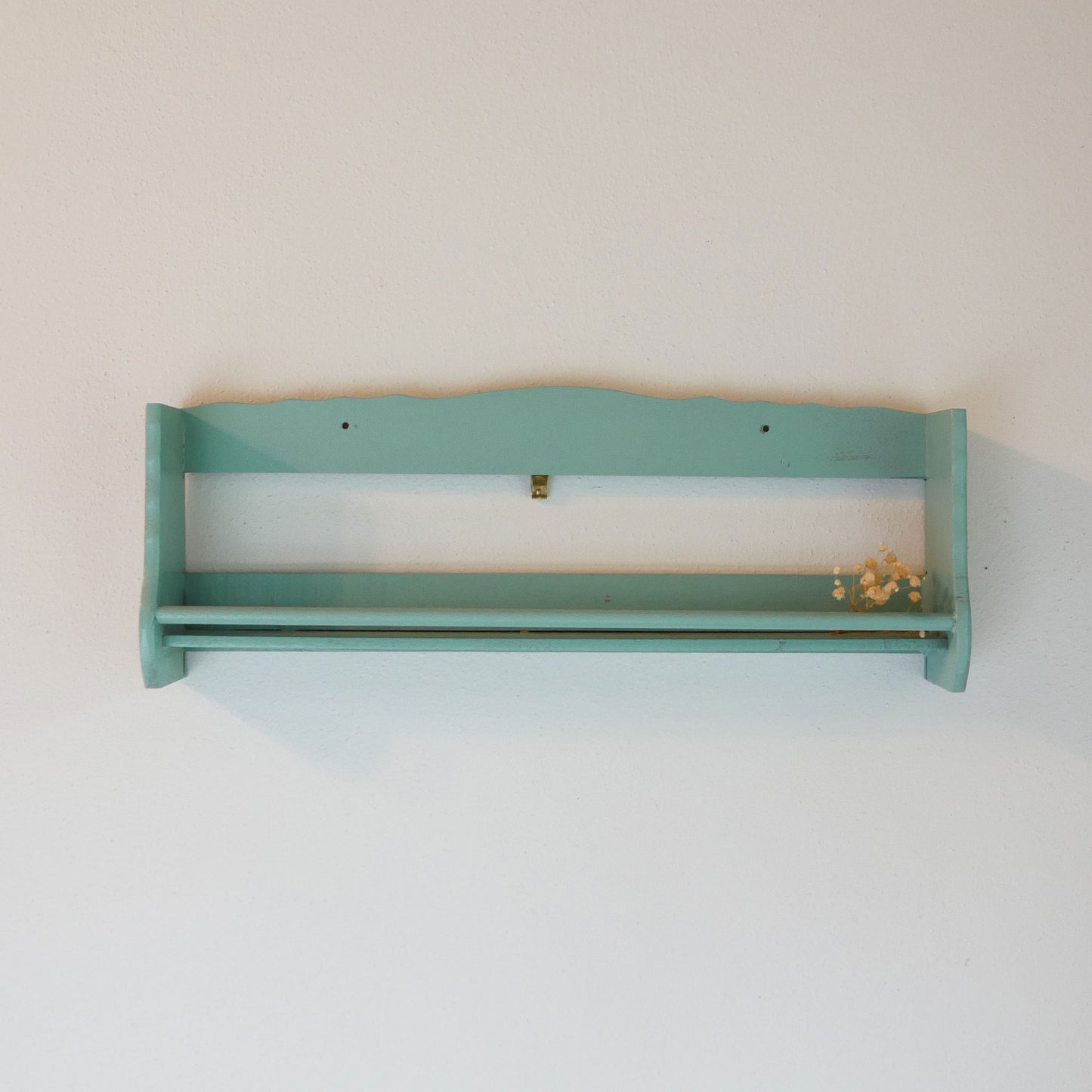Vintage Turquoise Spice Rack Wall Shelf Vintage Spice Rack Farmhouse Spice Rack Vintage Farmhouse Kitchen Decor Vintage Kitchen Shelf Farmhouse Kitchen Decor