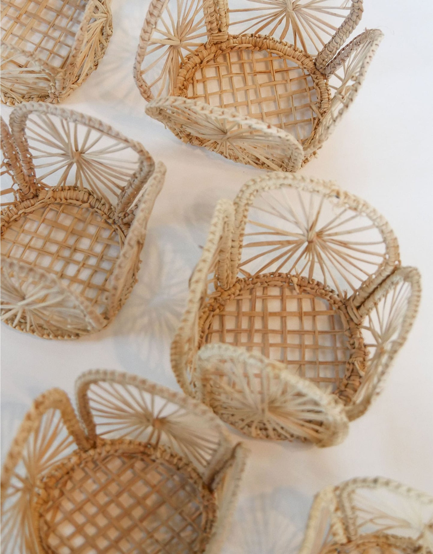 Set of Vintage Wicker Cup Holders, Vintage Wicker Glass Holders MCM Vintage Dining Decor Vintage Midcentury Modern Decor MCM Wicker Decor