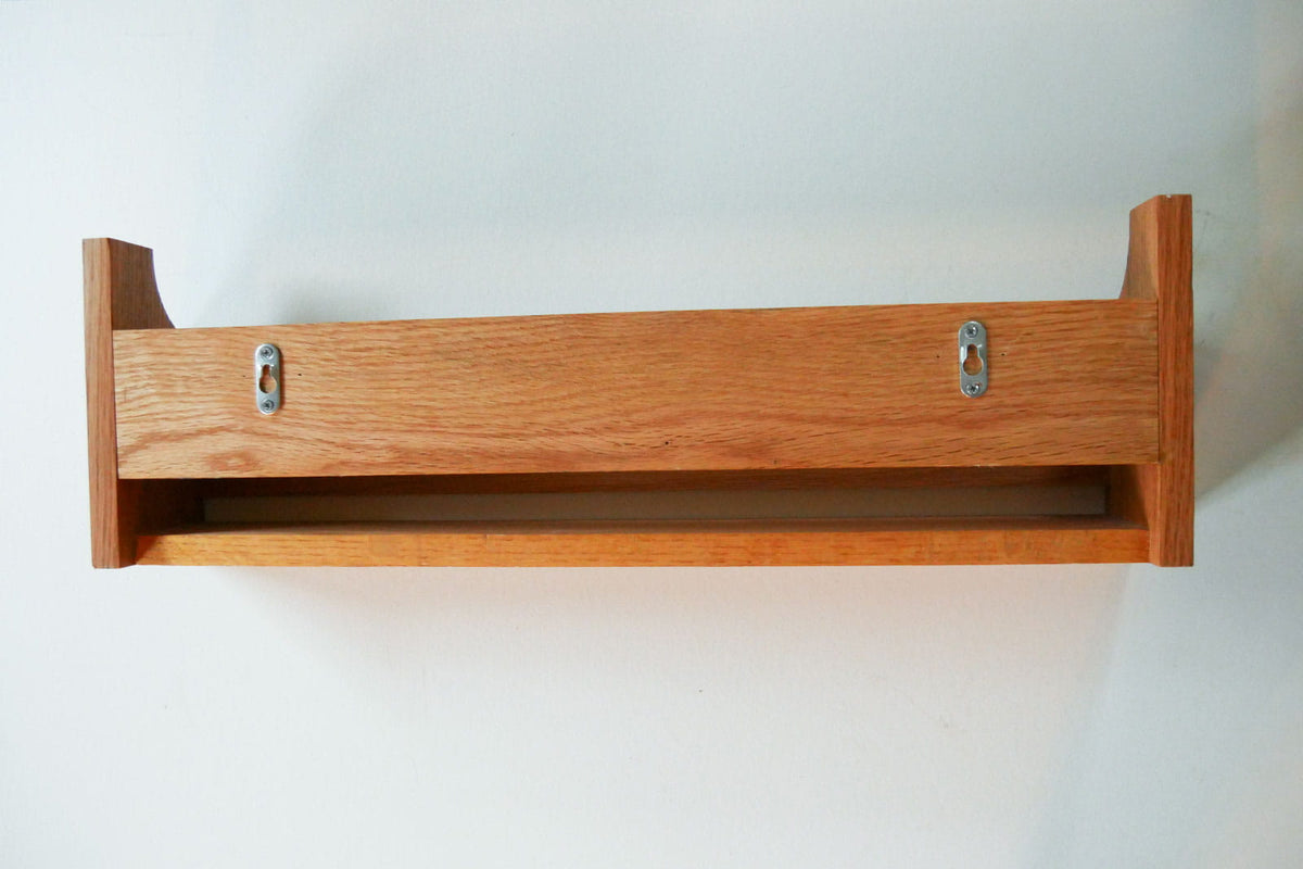Vintage Wood Wall Shelf, Vintage Farmhouse Kitchen Plate Holder, Vintage Plate Shelf, Vintage Book Shelf, Vintage Wall Shelf, Cottagecore Wall Shelf