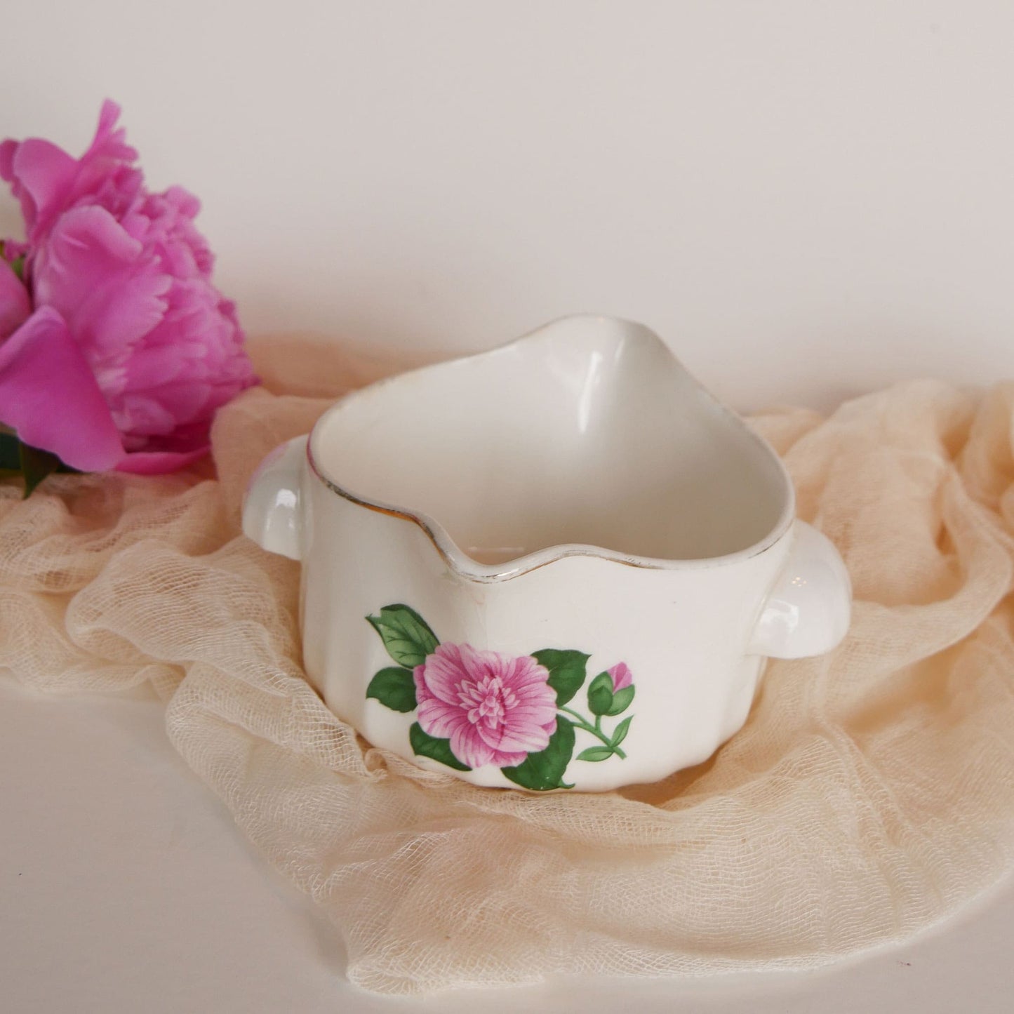 W.S. George Bolero Gravy Dish, Cameilla Floral Design, W.S. George Bolero China Set