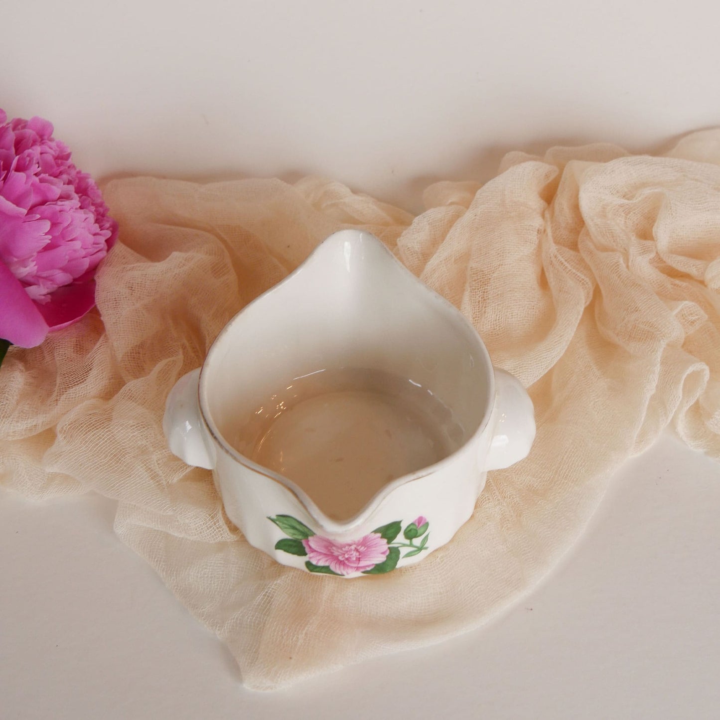 W.S. George Bolero Gravy Dish, Cameilla Floral Design, W.S. George Bolero China Set