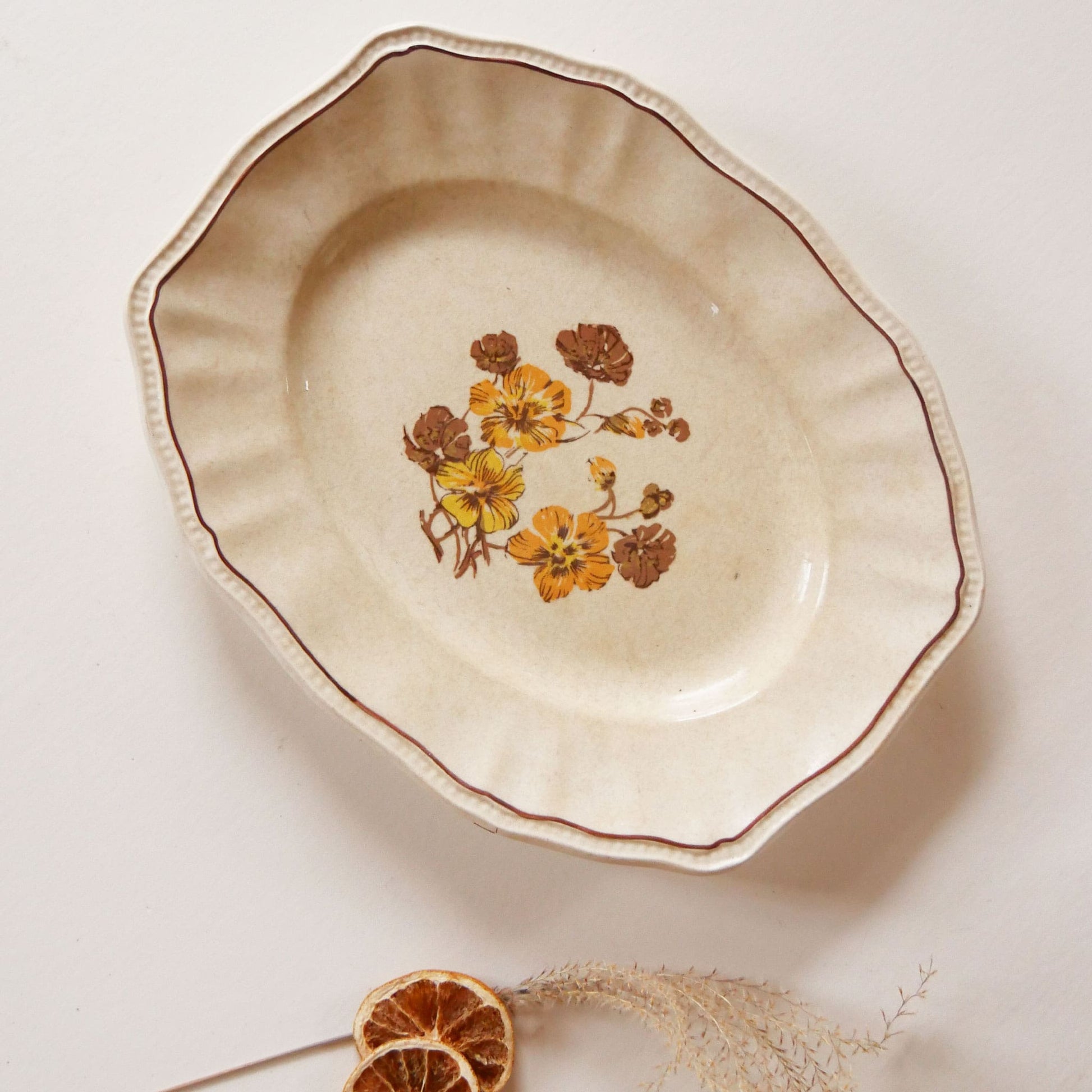 Kensington Staffordshire Ironstone Platter, Made in England, English Ironstone Platter