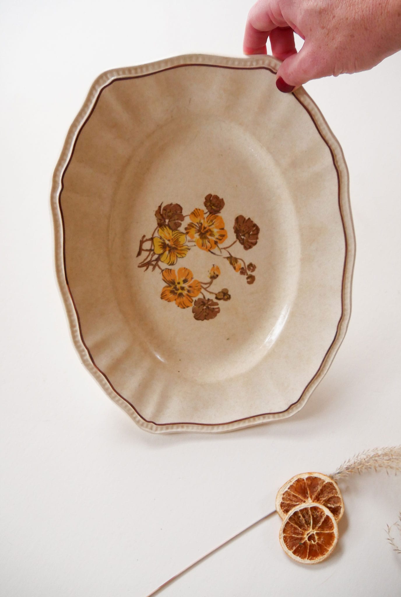 Kensington Staffordshire Ironstone Platter, Made in England, English Ironstone Platter