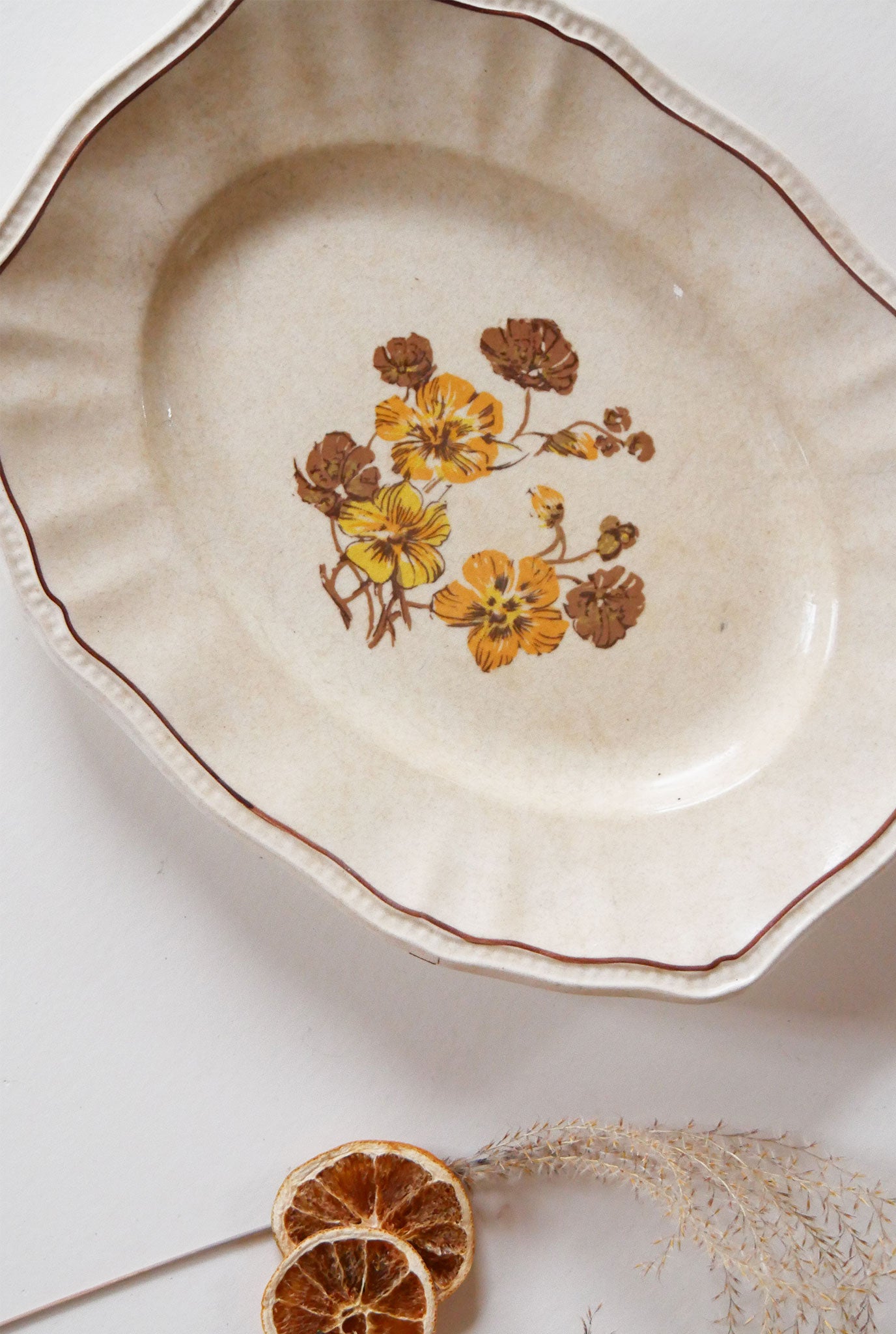 Kensington Staffordshire Ironstone Platter, Made in England, English Ironstone Platter