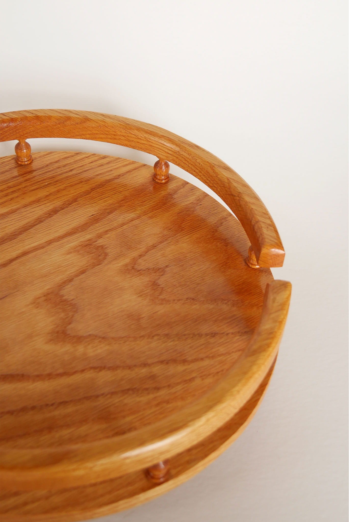 Amish-Style Oak Lazy Susan, Vintage Country Kitchen Decor, Vintage Lazy Susan, Vintage Oak Lazy Susan, Vintage Oak Wood Lazy Susan