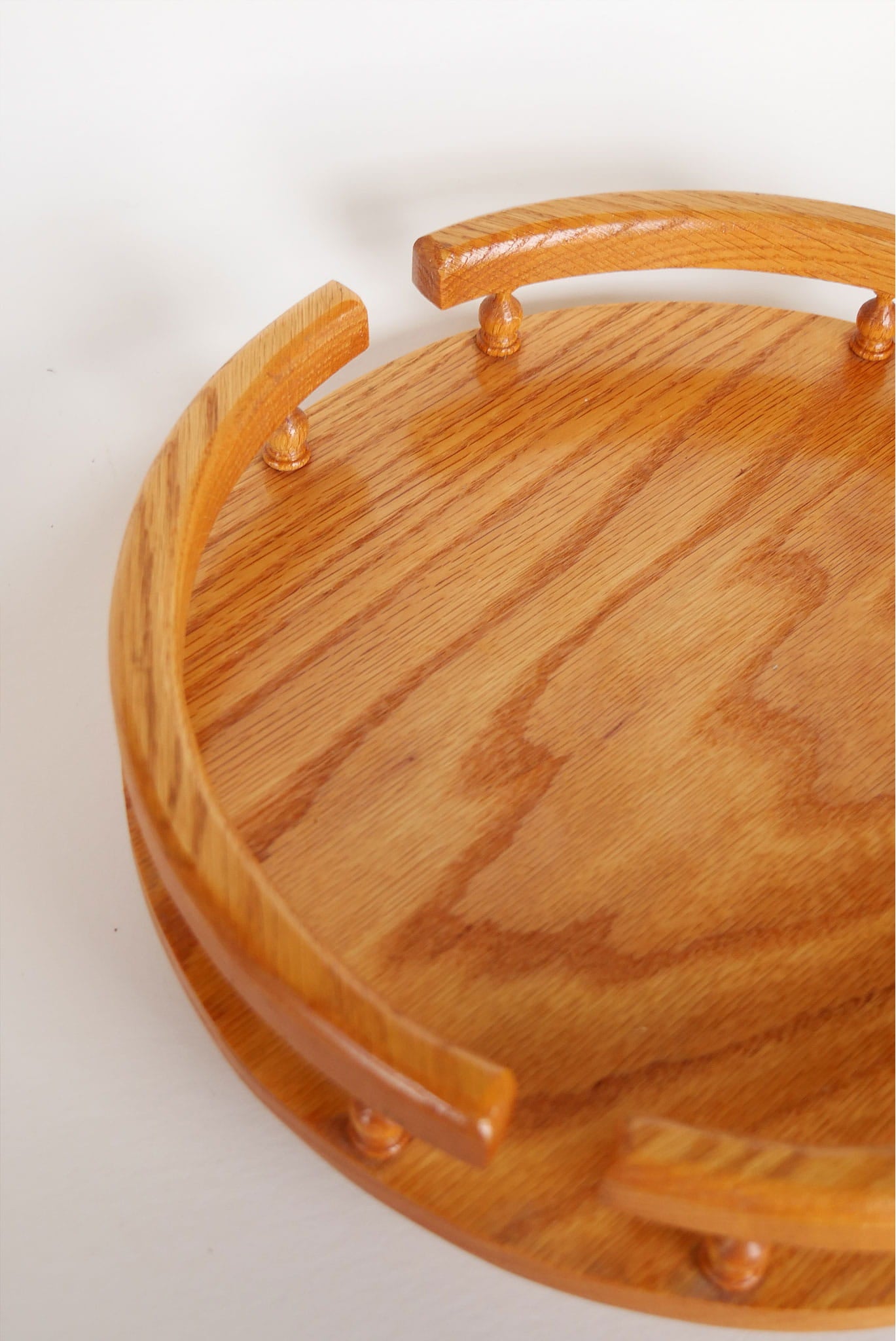Amish-Style Oak Lazy Susan, Vintage Country Kitchen Decor, Vintage Lazy Susan, Vintage Oak Lazy Susan, Vintage Oak Wood Lazy Susan