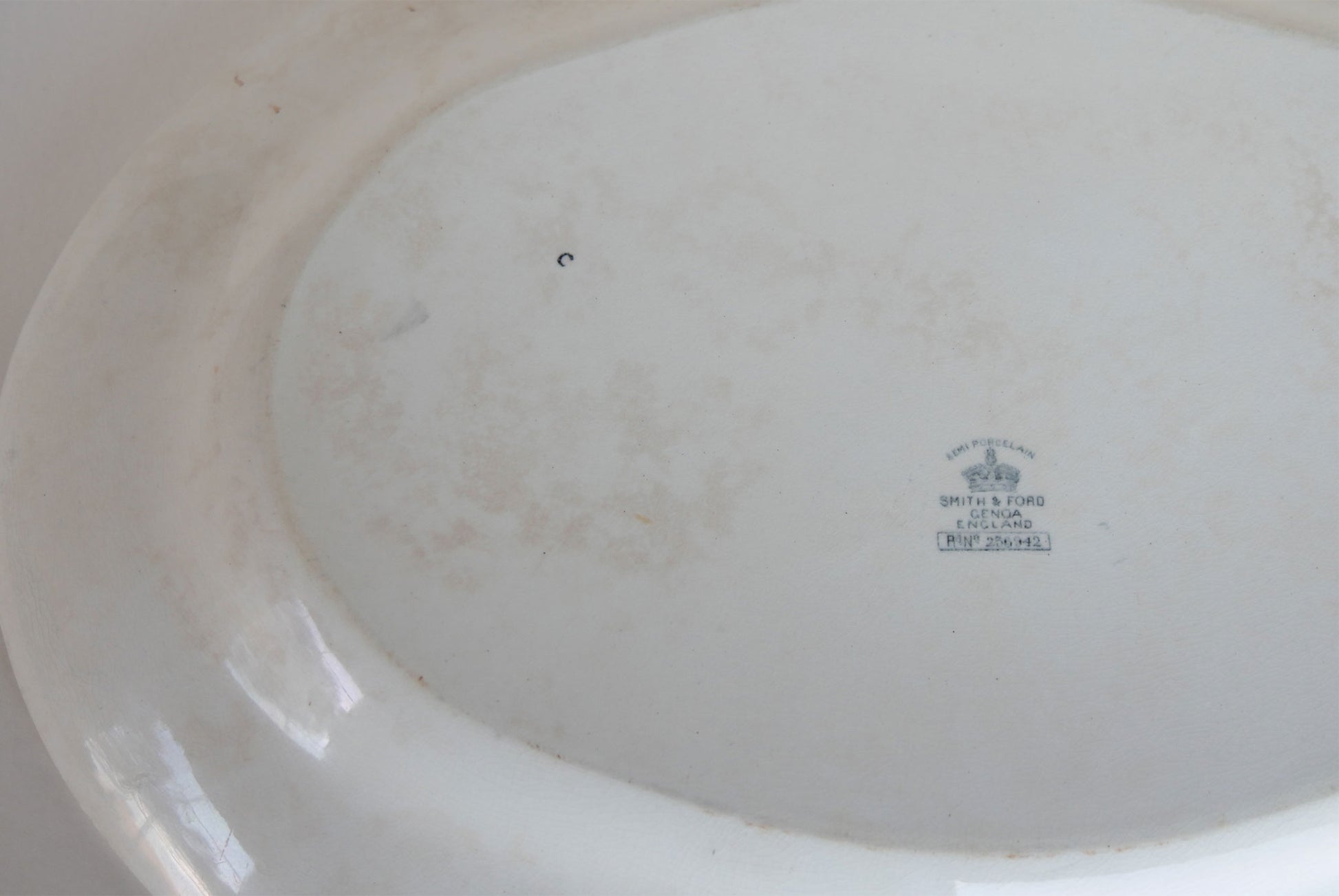 Antique Genoa Pattern Smith & Ford England Transferware Platter Antique Transferware Platter, Antique Made in England Platter