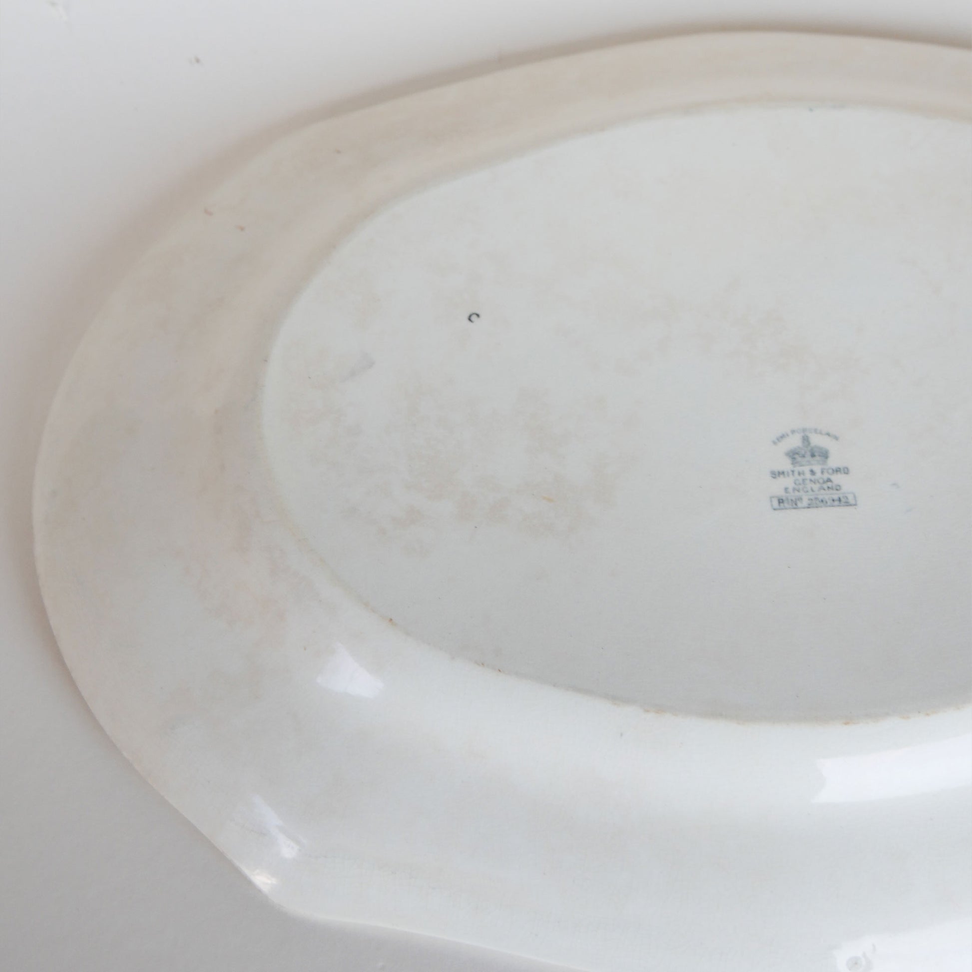 Antique Genoa Pattern Smith & Ford England Transferware Platter Antique Transferware Platter, Antique Made in England Platter