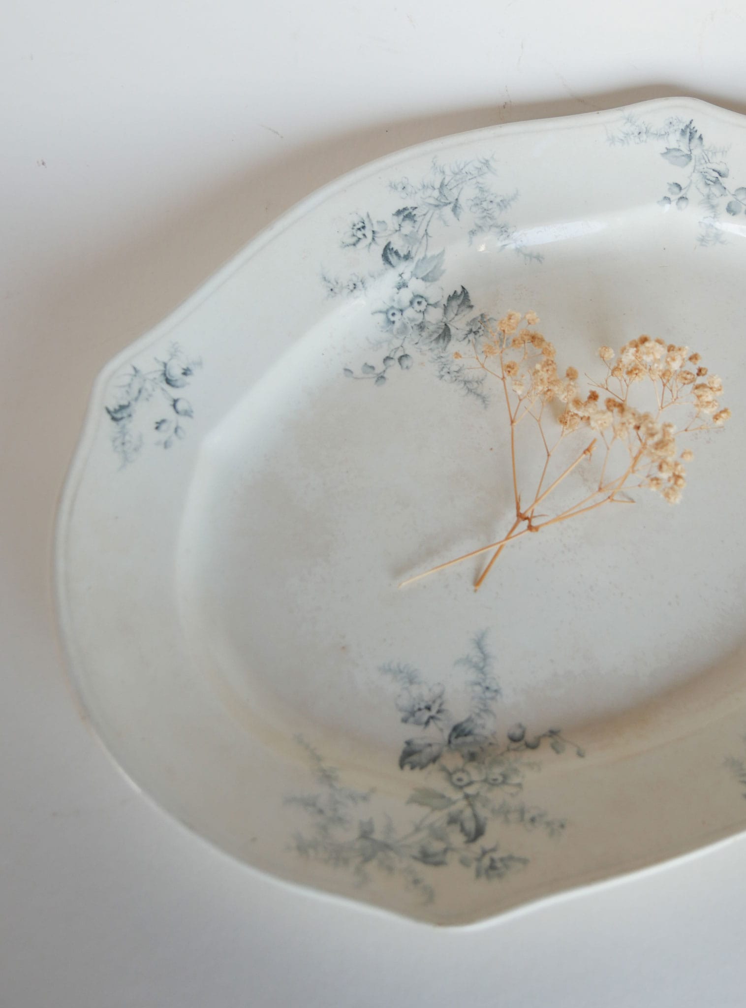 Antique Genoa Pattern Smith & Ford England Transferware Platter Antique Transferware Platter, Antique Made in England Platter