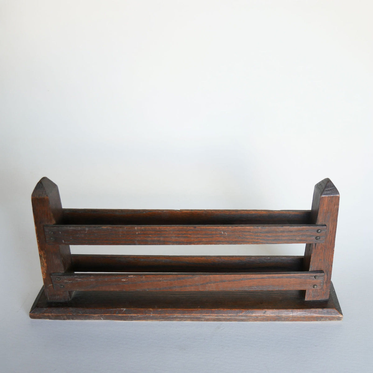 Antique Mission Style Walnut Book Stand, Antique Book Stand, Vintage Book Stand, Vintage Walnut Wood Stand, Vintage Primitive Decor, Primitive Book Decor