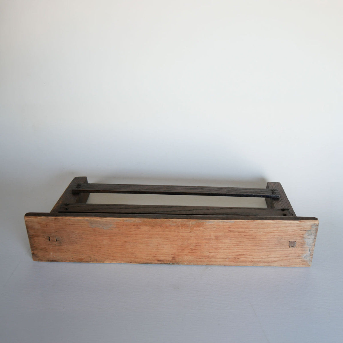 Antique Mission Style Walnut Book Stand, Antique Book Stand, Vintage Book Stand, Vintage Walnut Wood Stand, Vintage Primitive Decor, Primitive Book Decor