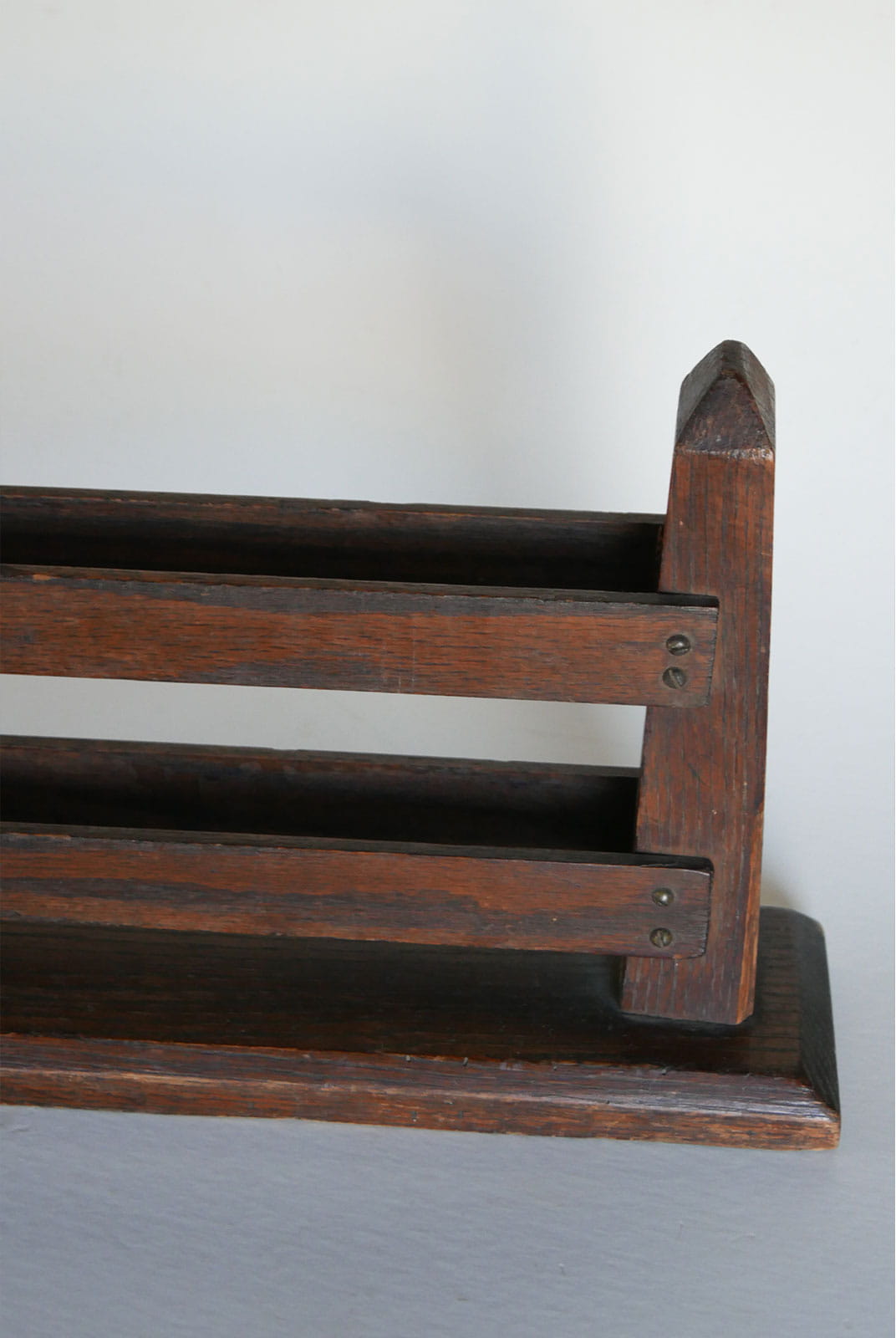 Antique Mission Style Walnut Book Stand, Antique Book Stand, Vintage Book Stand, Vintage Walnut Wood Stand, Vintage Primitive Decor, Primitive Book Decor