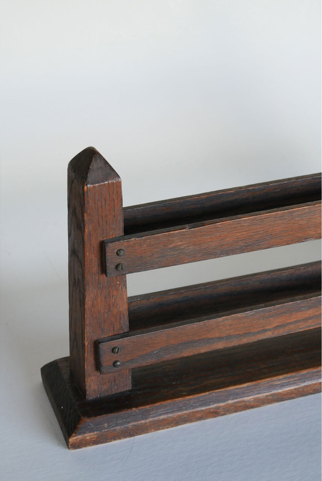 Antique Mission Style Walnut Book Stand, Antique Book Stand, Vintage Book Stand, Vintage Walnut Wood Stand, Vintage Primitive Decor, Primitive Book Decor