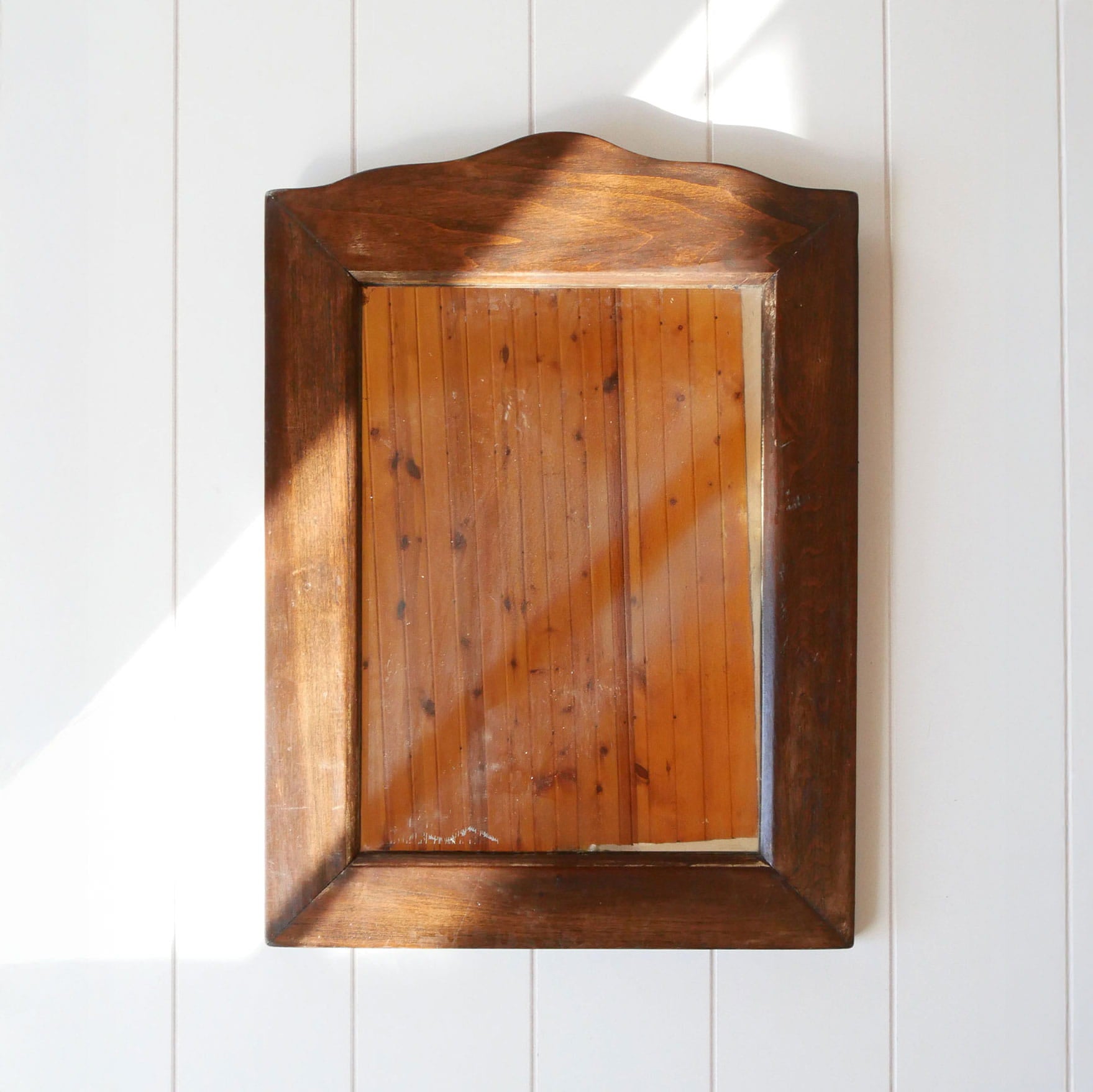 Antique Wood Swivel Mirror, Antique Wall Mirror, Vintage Swivel Mirror, Vintage Wood Mirror, Vintage Wall Mirror, Antique Wood Wall Mirror, Primitive Wall Mirror