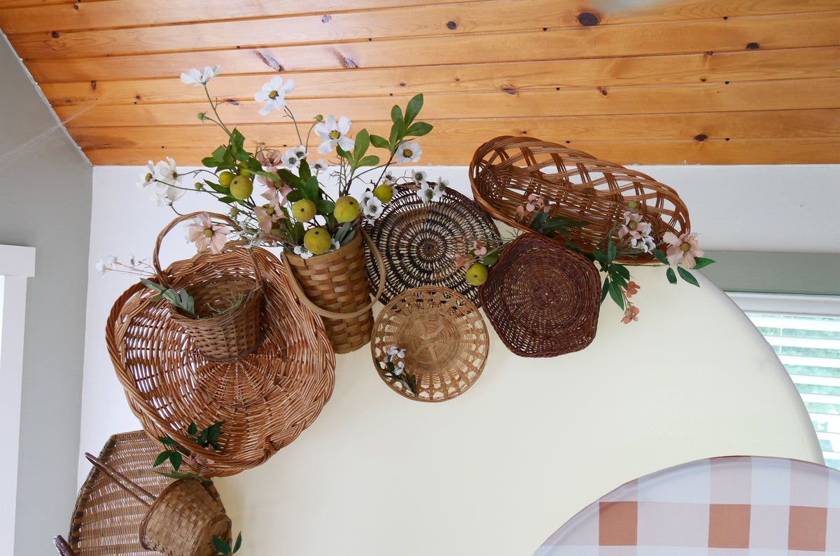 Basket Arch Rental, Vintage Party Rental Decor, Wicker Basket Arch, Fresh of the Market Arch Rental, Bridal Shower Basket Arch Rental, Wedding Basket Arch