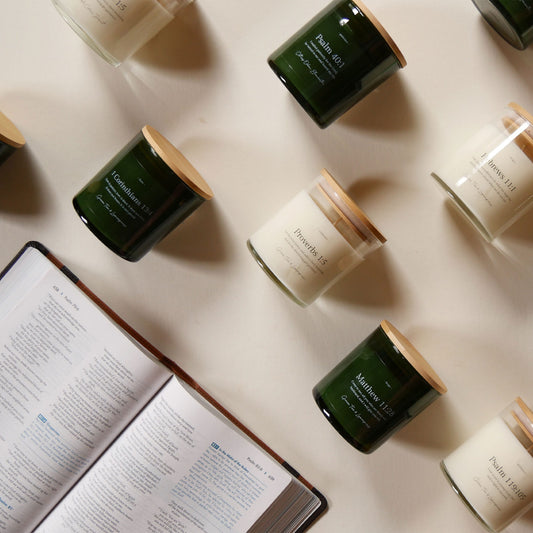 Bible Verse Candle, Patience