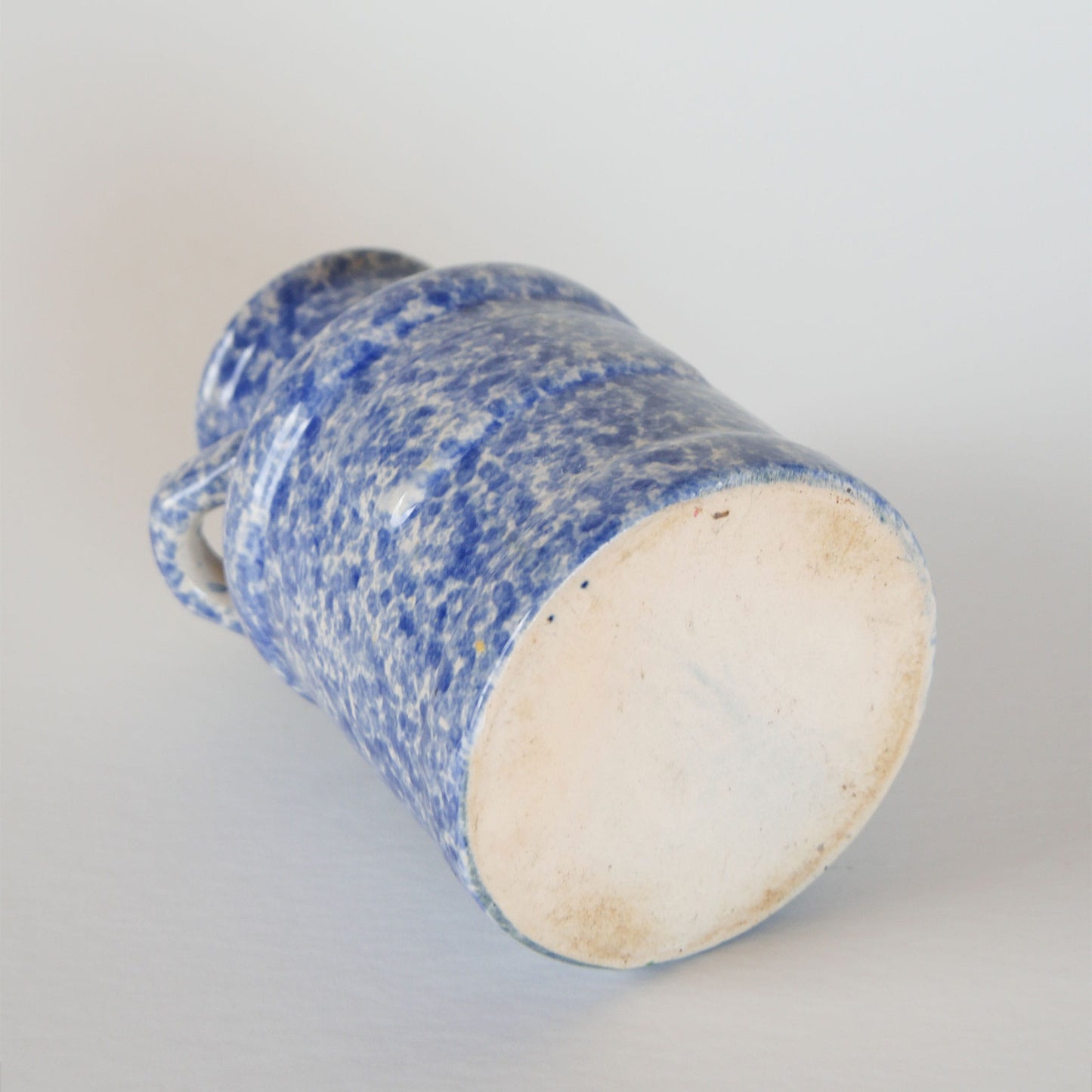 Vintage Blue and White Swirl Milk Can Utensil Holder, Vintage Farmhouse Milk Can DEcor, Vintage Blue and White DEcor, Vintage Farmhouse Kitchen, Vintage Swirl Milk Can, Vintage Small Milk Can Spoon Holder