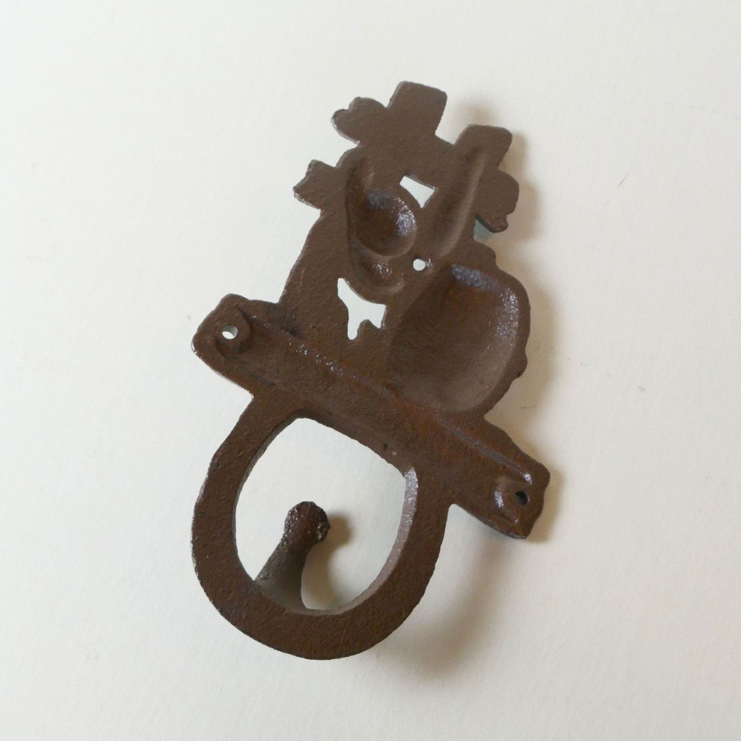 Cast Iron Western Wall Hook, Cowboy Welcome Wall Hook, Western Decor